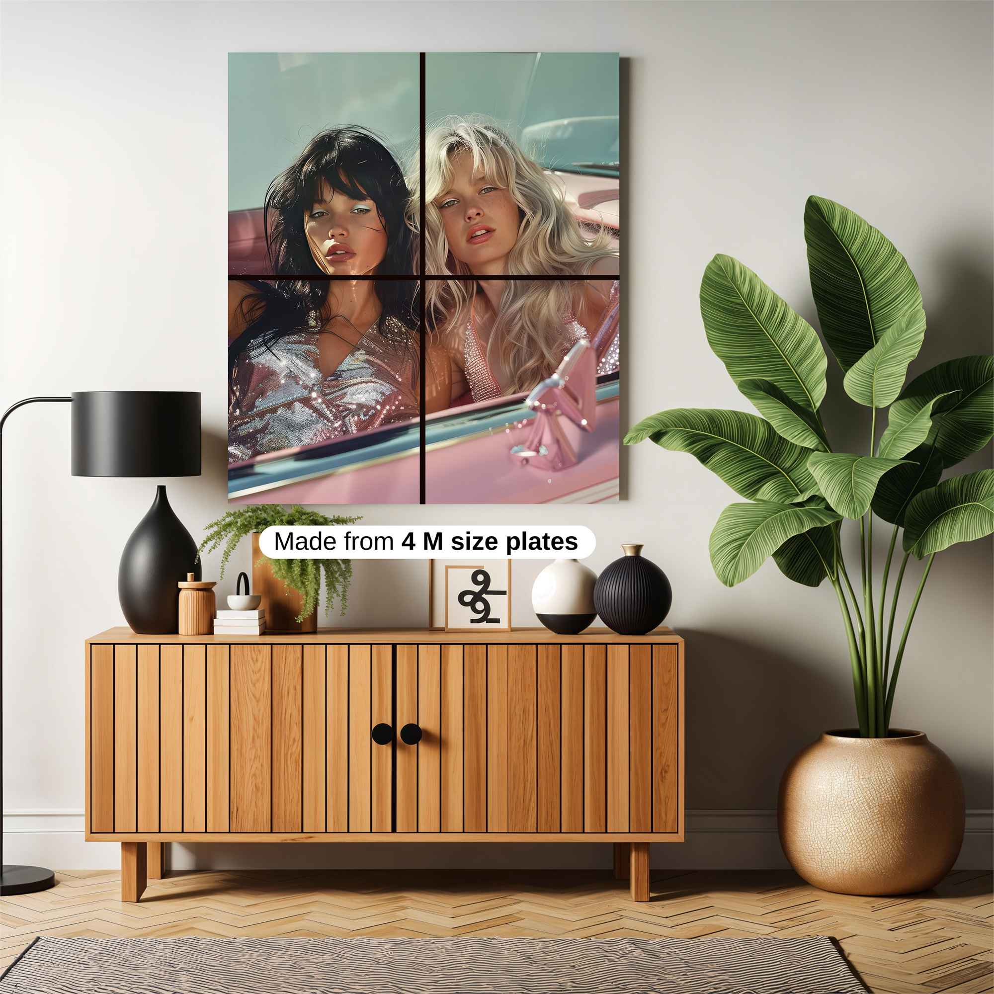 Glamourous Duo Safe Wall Magnetic / M