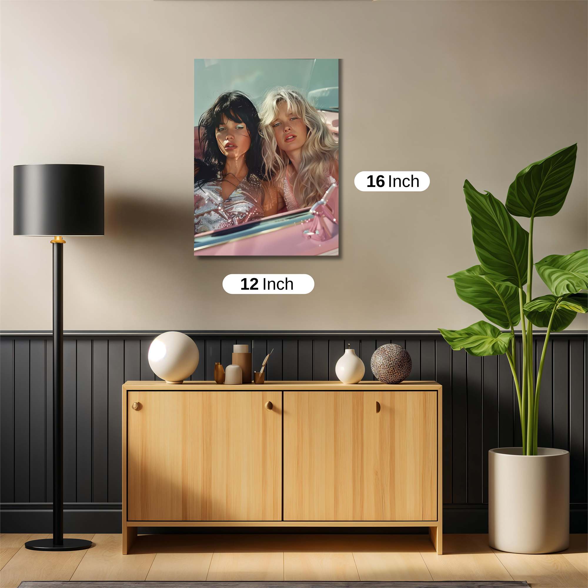 Glamourous Duo Safe Wall Magnetic / M