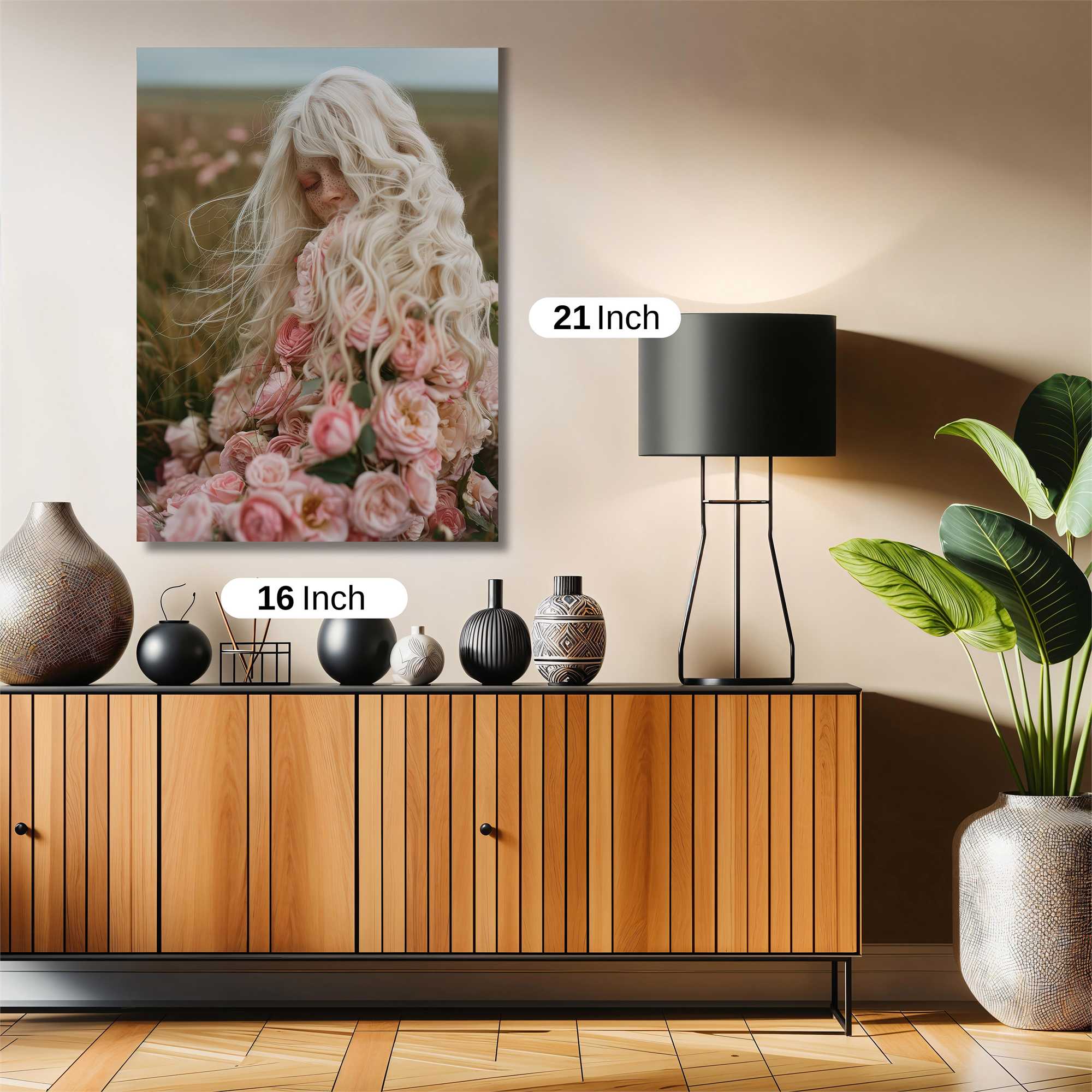 Floral Serenity Safe Wall Magnetic / M