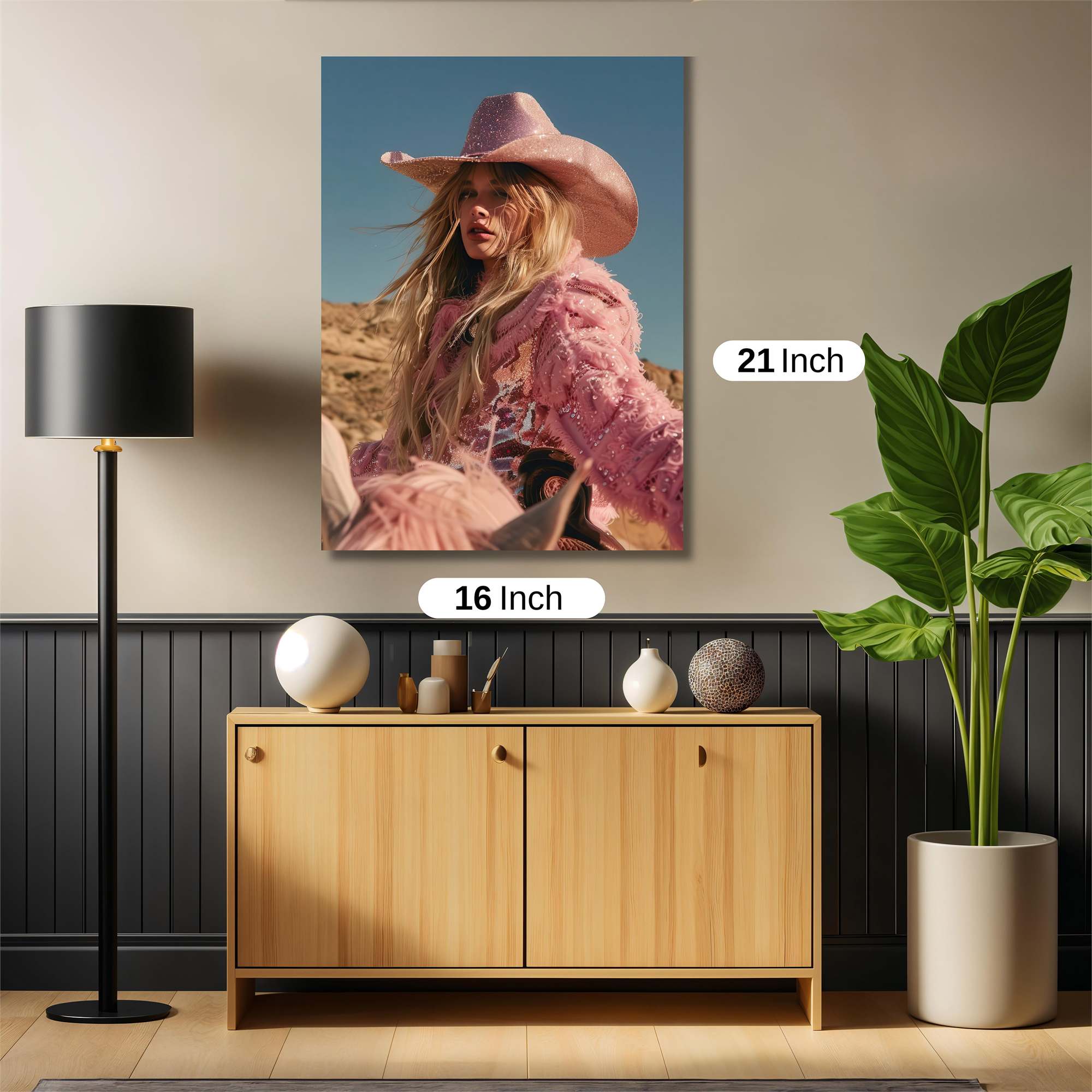 Cowgirl Radiant Safe Wall Magnetic / M