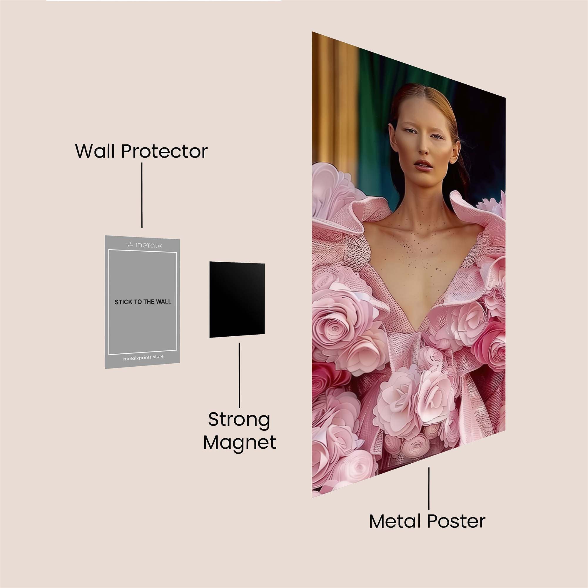 Floral Extravaganza Safe Wall Magnetic / M