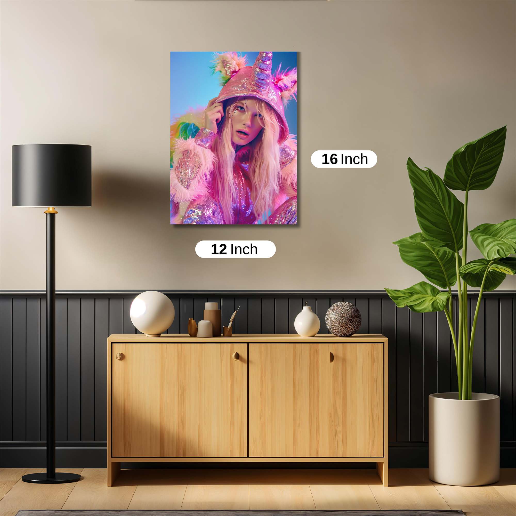 Unicorn Whimsy Safe Wall Magnetic / M
