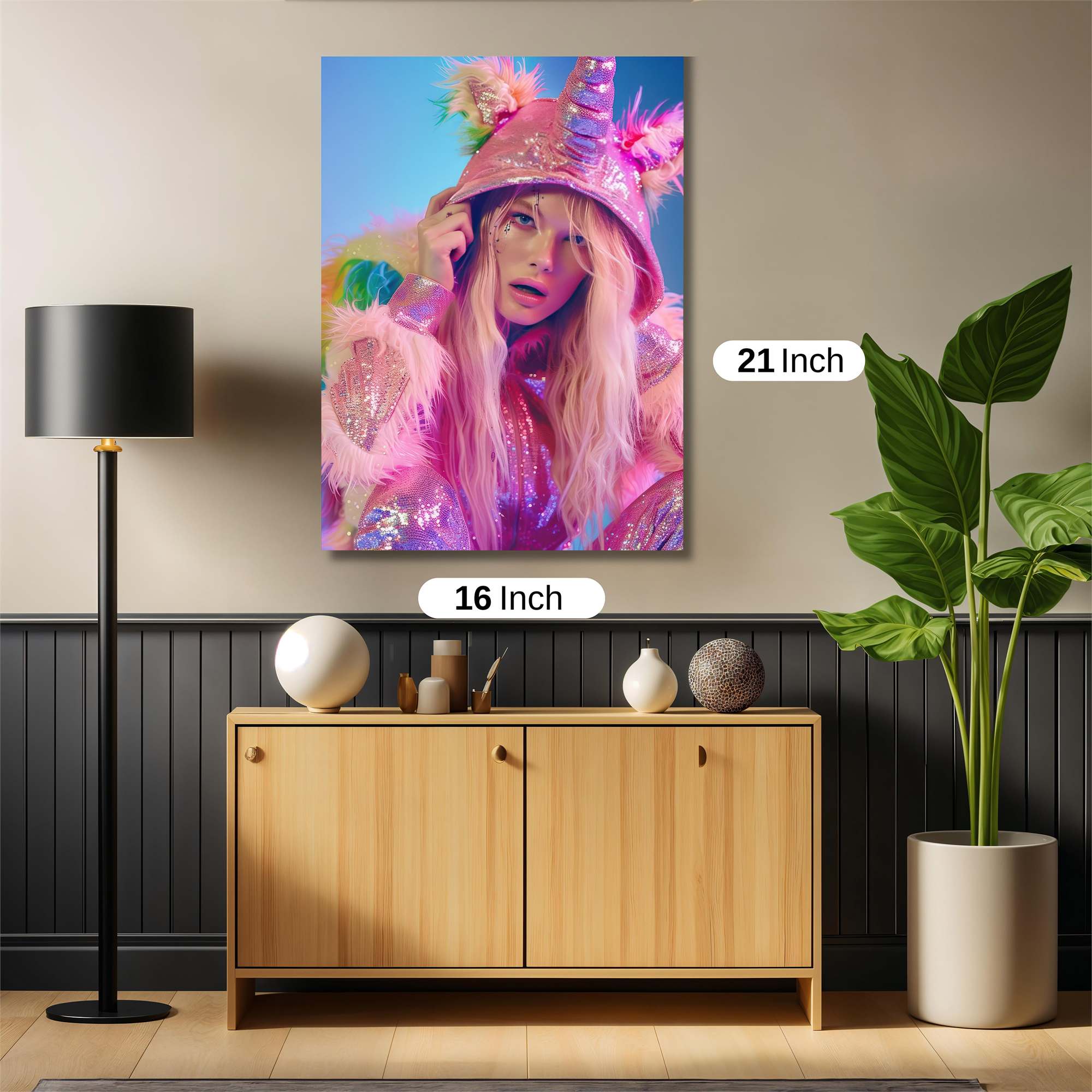 Unicorn Whimsy Safe Wall Magnetic / M