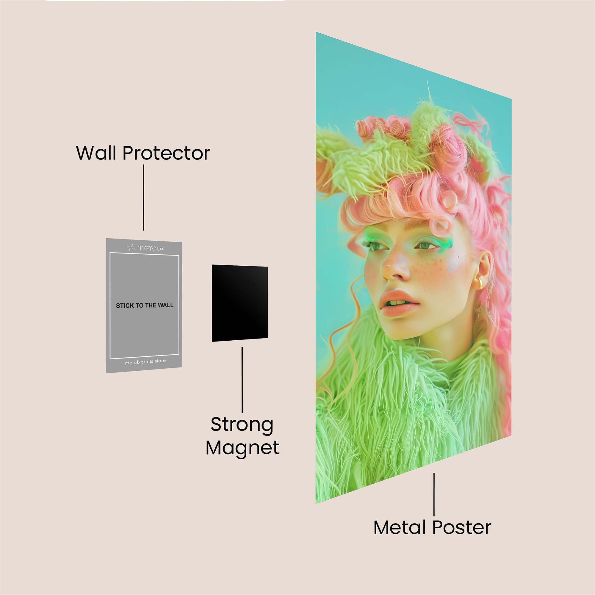 Fairy Whimsy Safe Wall Magnetic / M