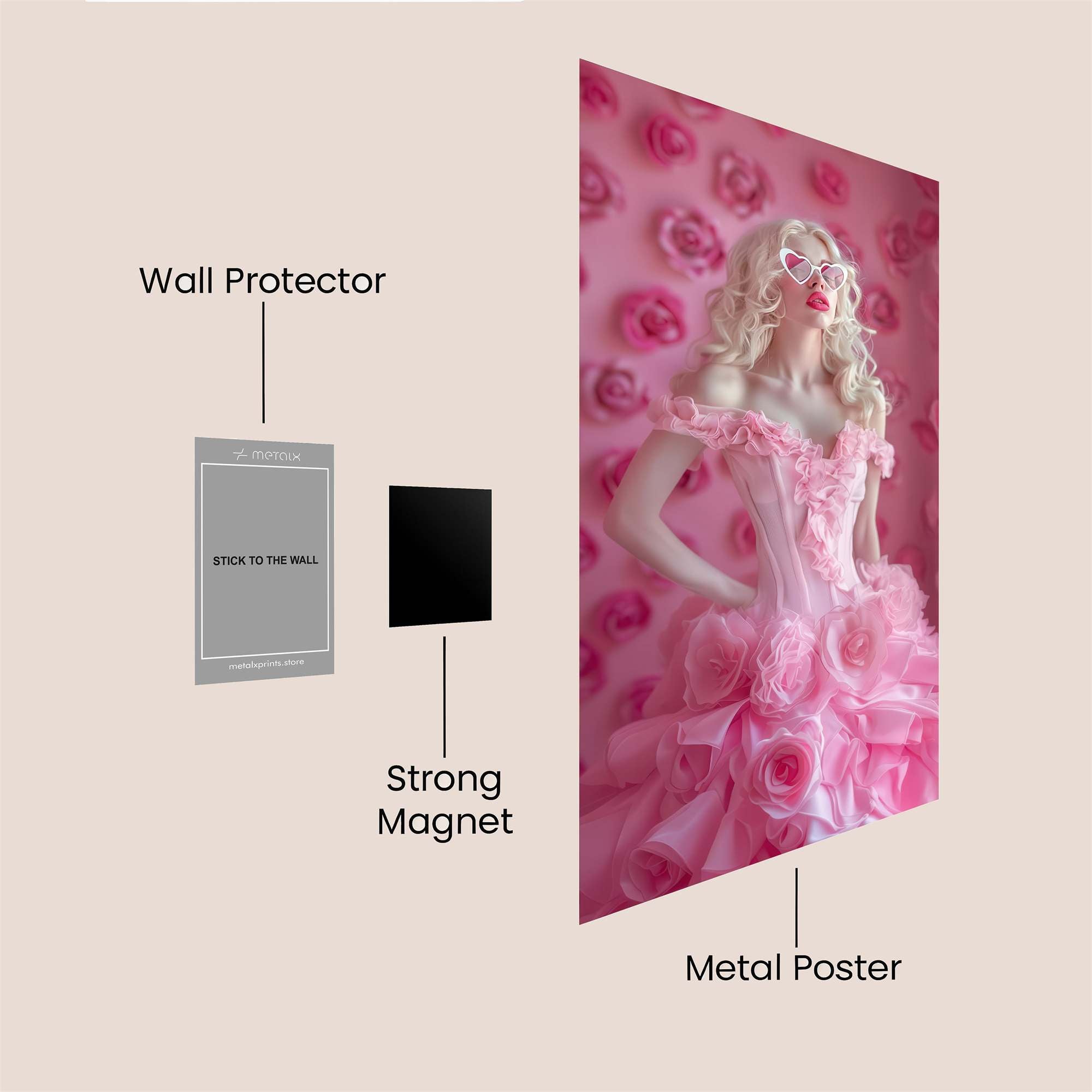 Blossom Whimsy Safe Wall Magnetic / M