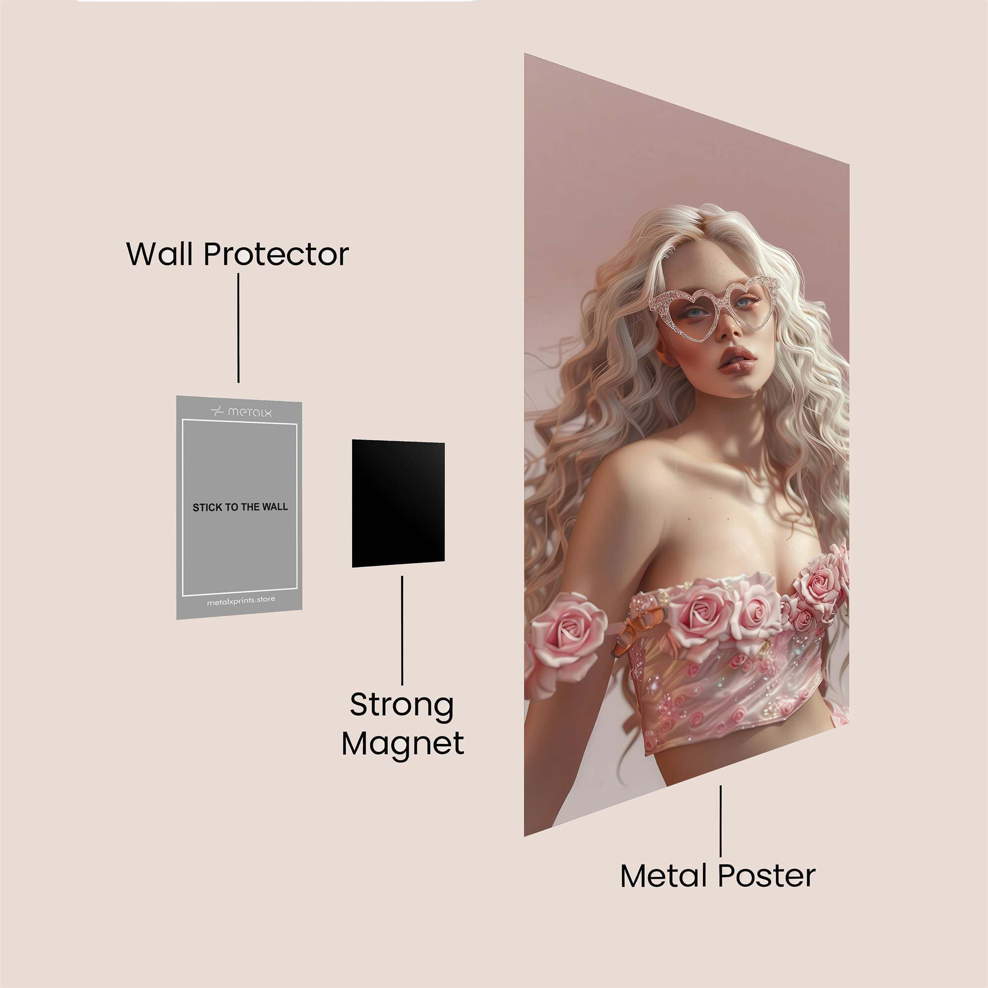 Blossom Enigma Safe Wall Magnetic / M