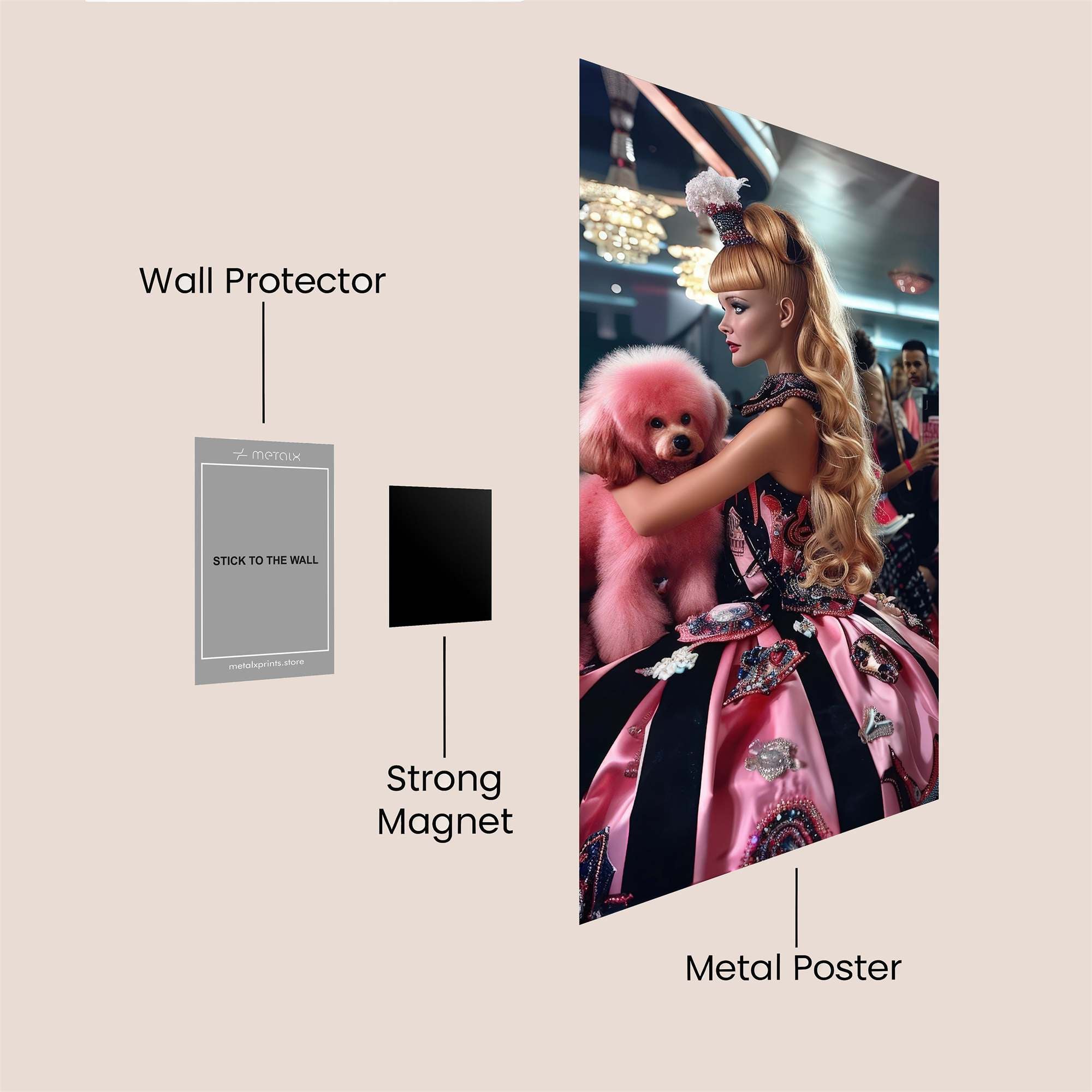 Barbie Extravaganza Safe Wall Magnetic / M