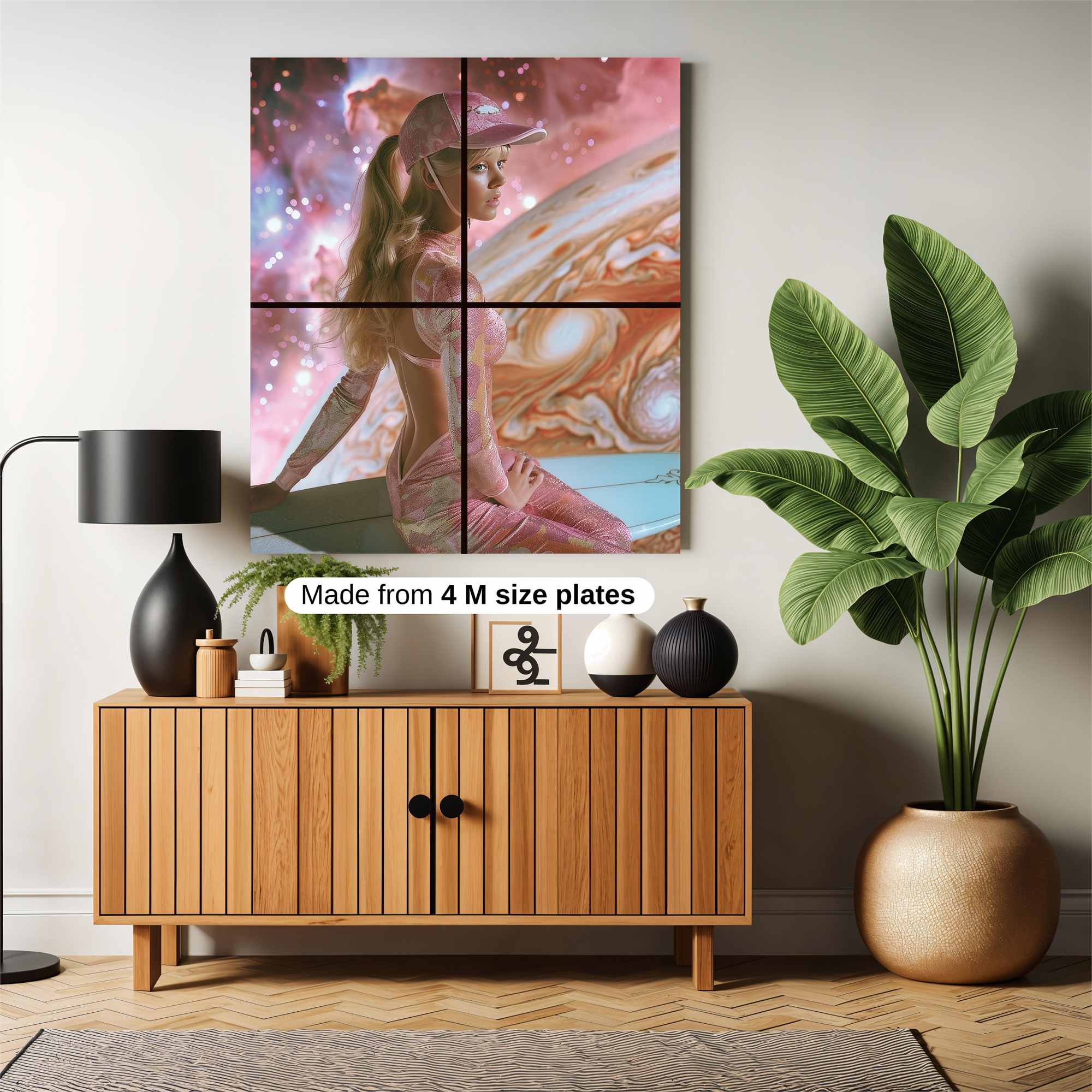 Cosmic Surfer Safe Wall Magnetic / M