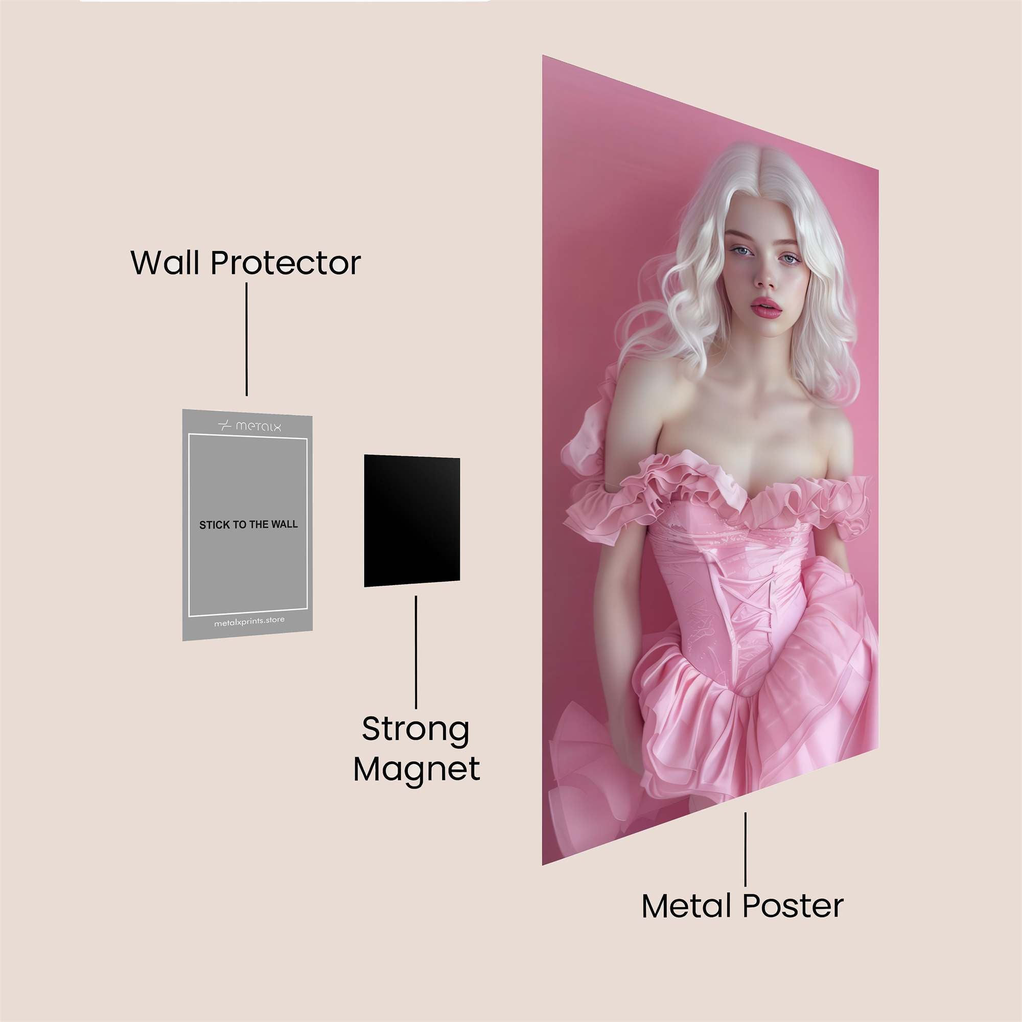 Fairy Enchantment Safe Wall Magnetic / M