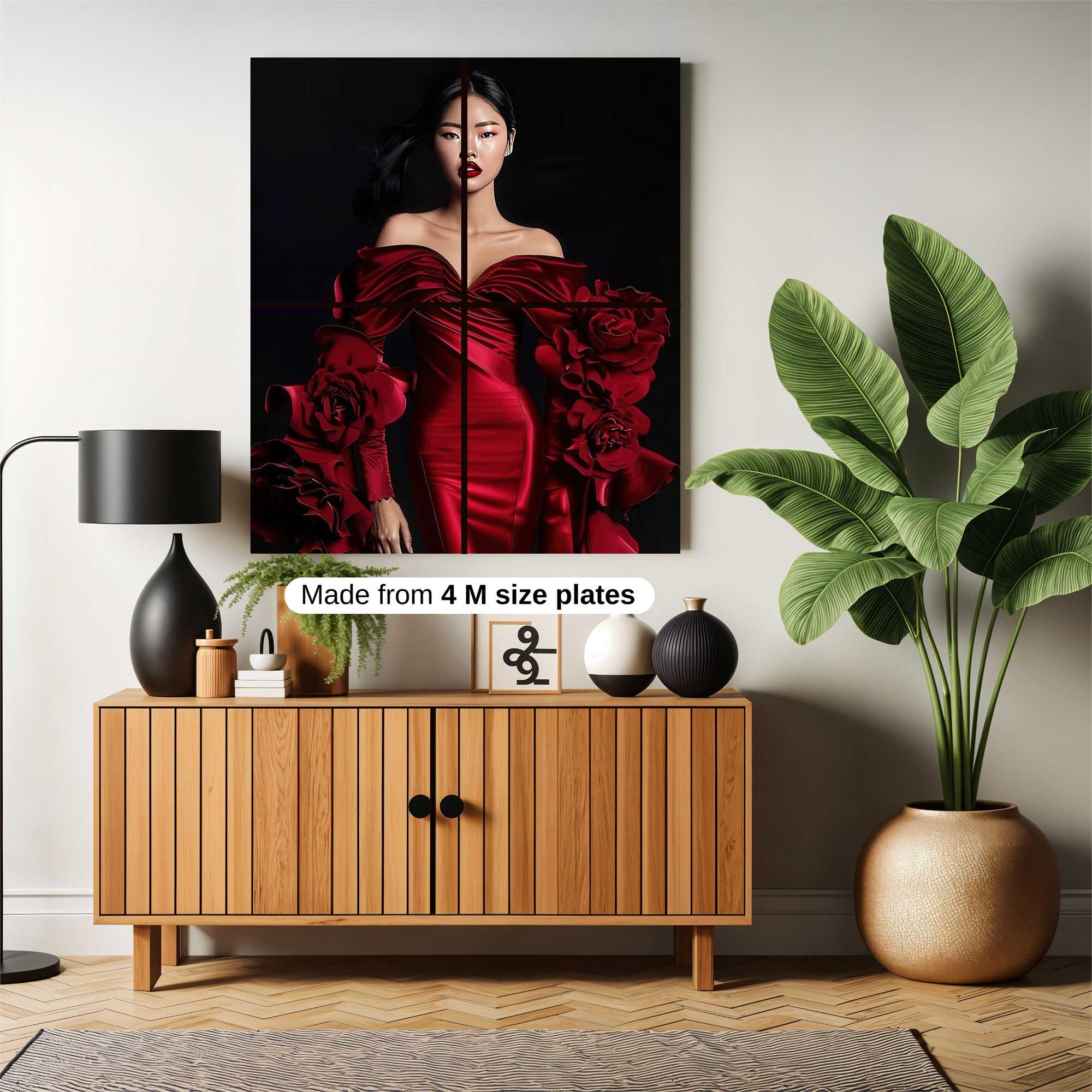 Rose Elegance Safe Wall Magnetic / M