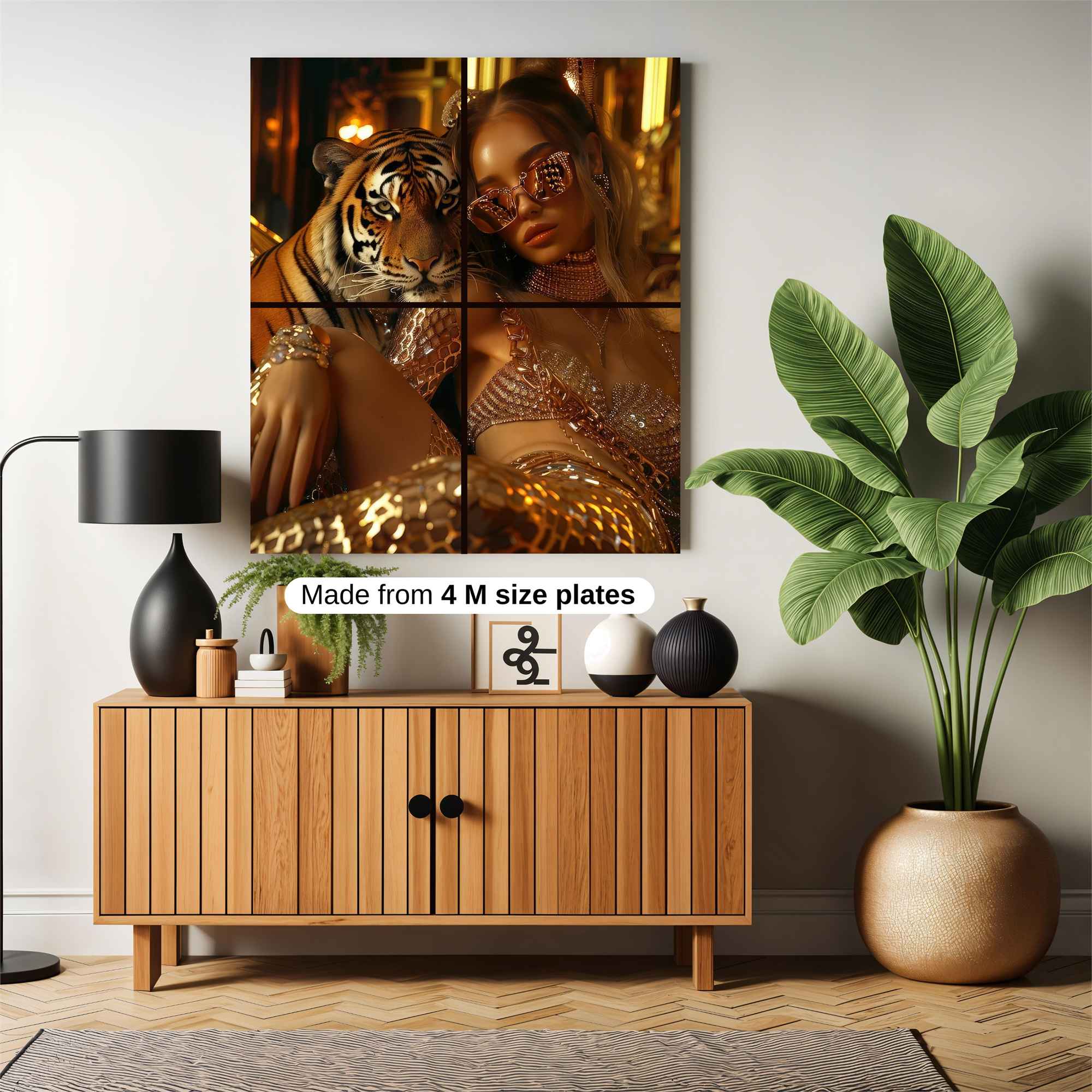 Tiger Glamour Safe Wall Magnetic / M