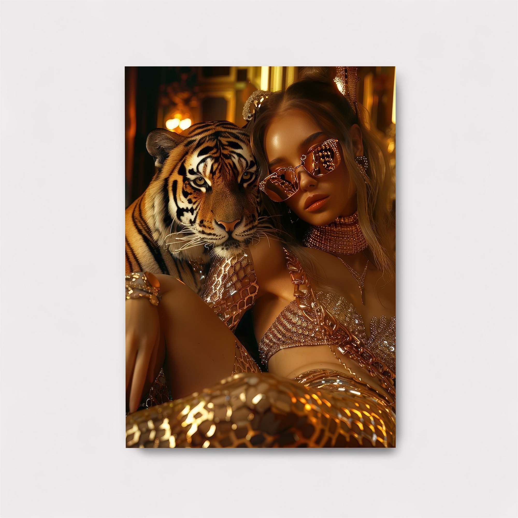 Tiger Glamour Safe Wall Magnetic / M