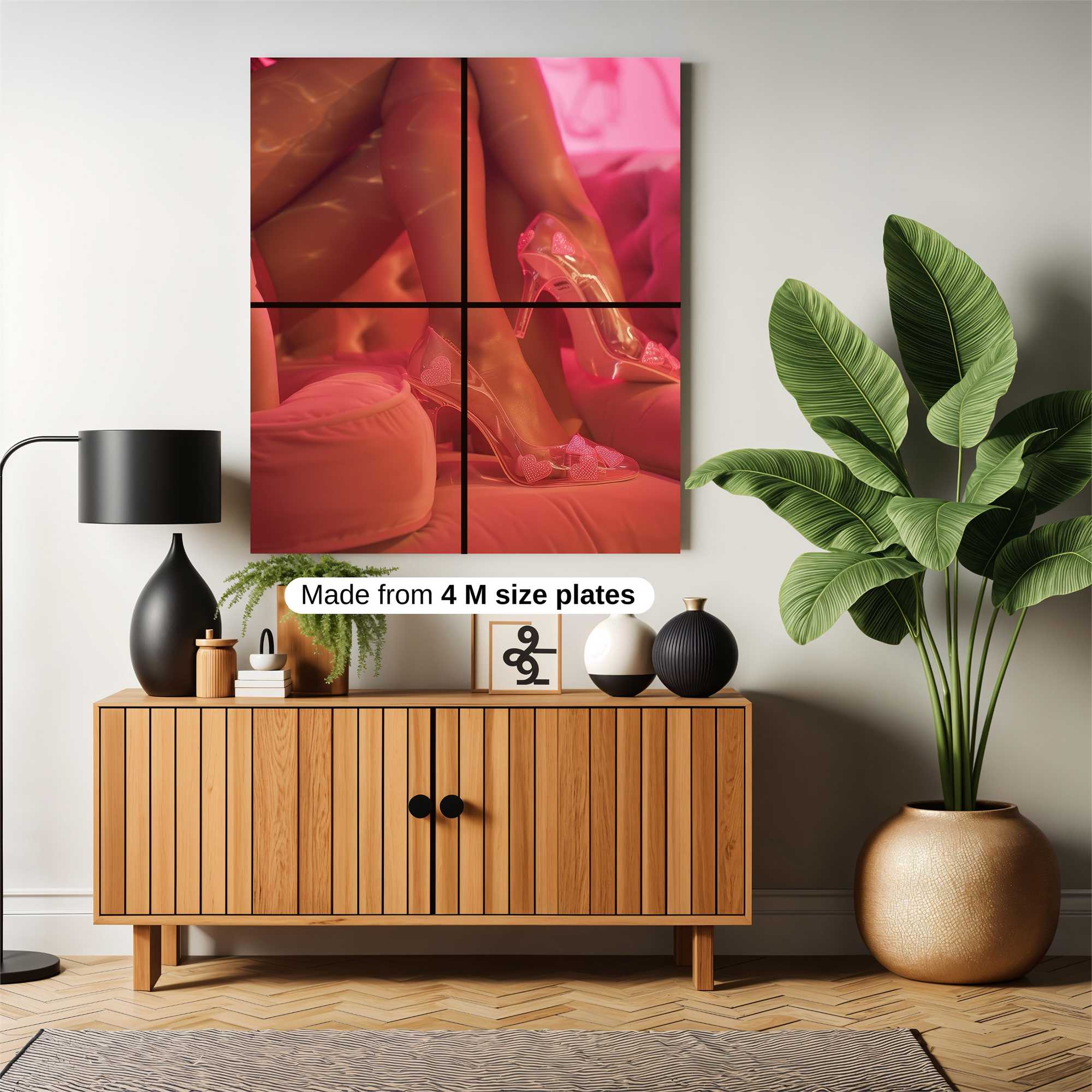 Pink Intrigue Safe Wall Magnetic / M