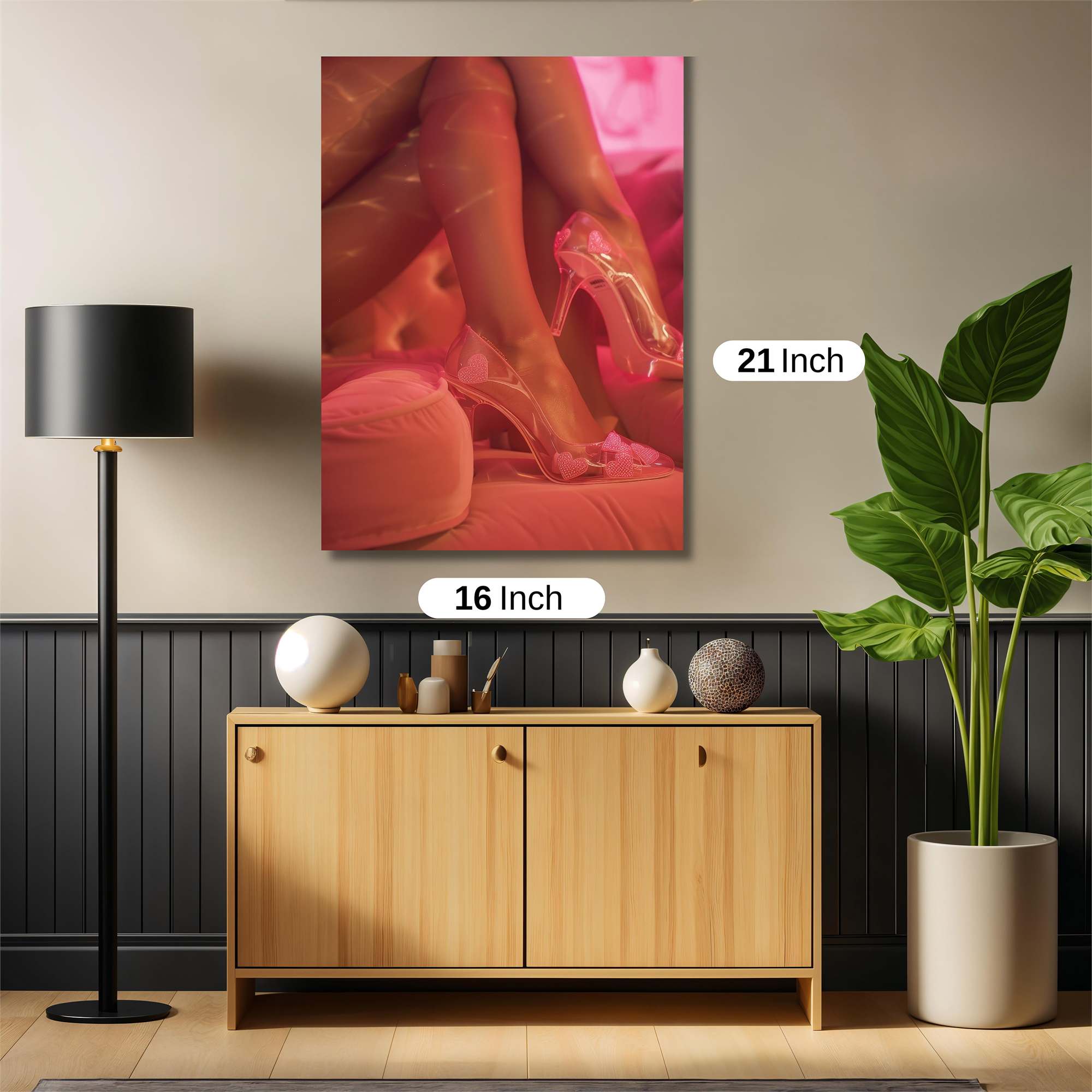 Pink Intrigue Safe Wall Magnetic / M