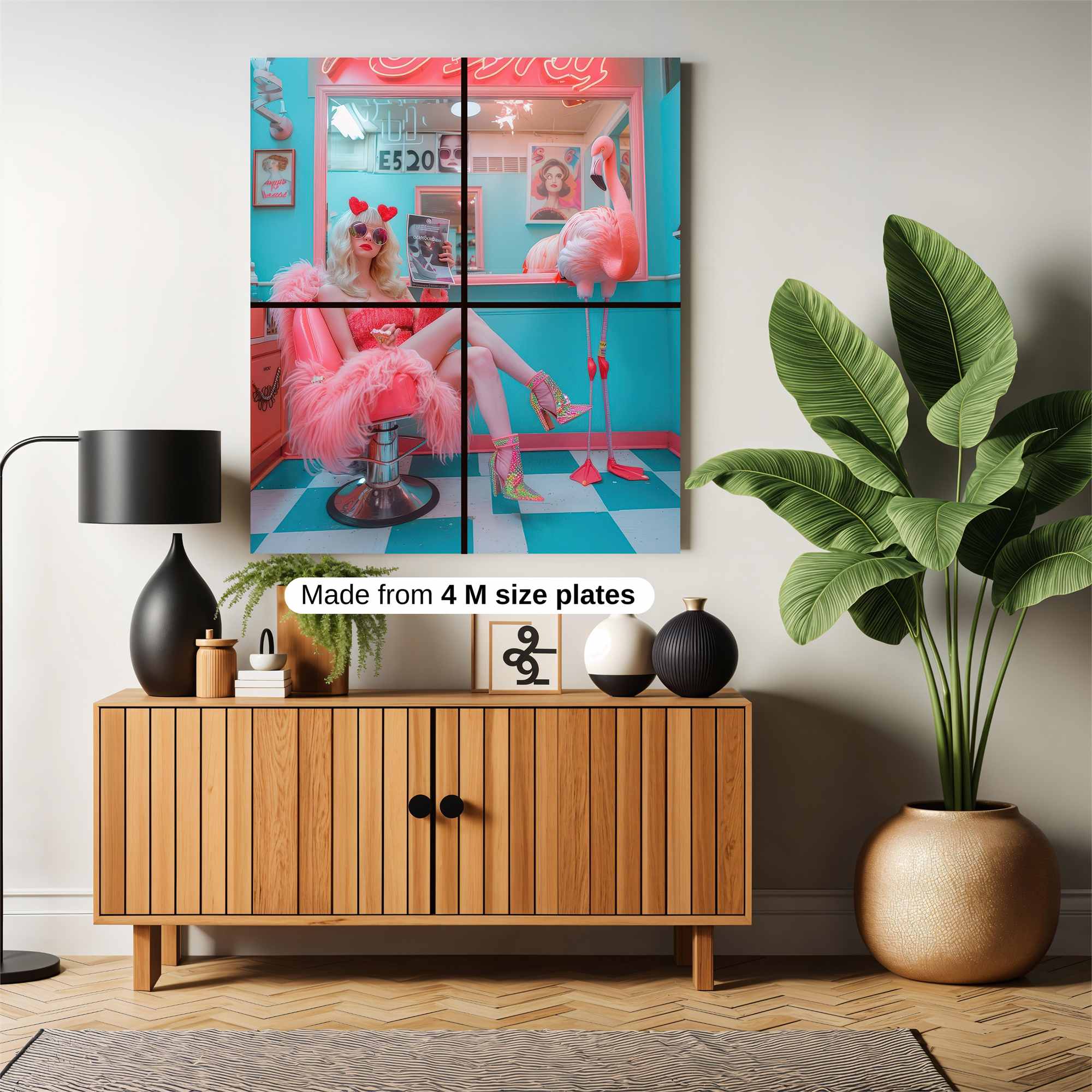 Flamingo Fabulous Safe Wall Magnetic / M