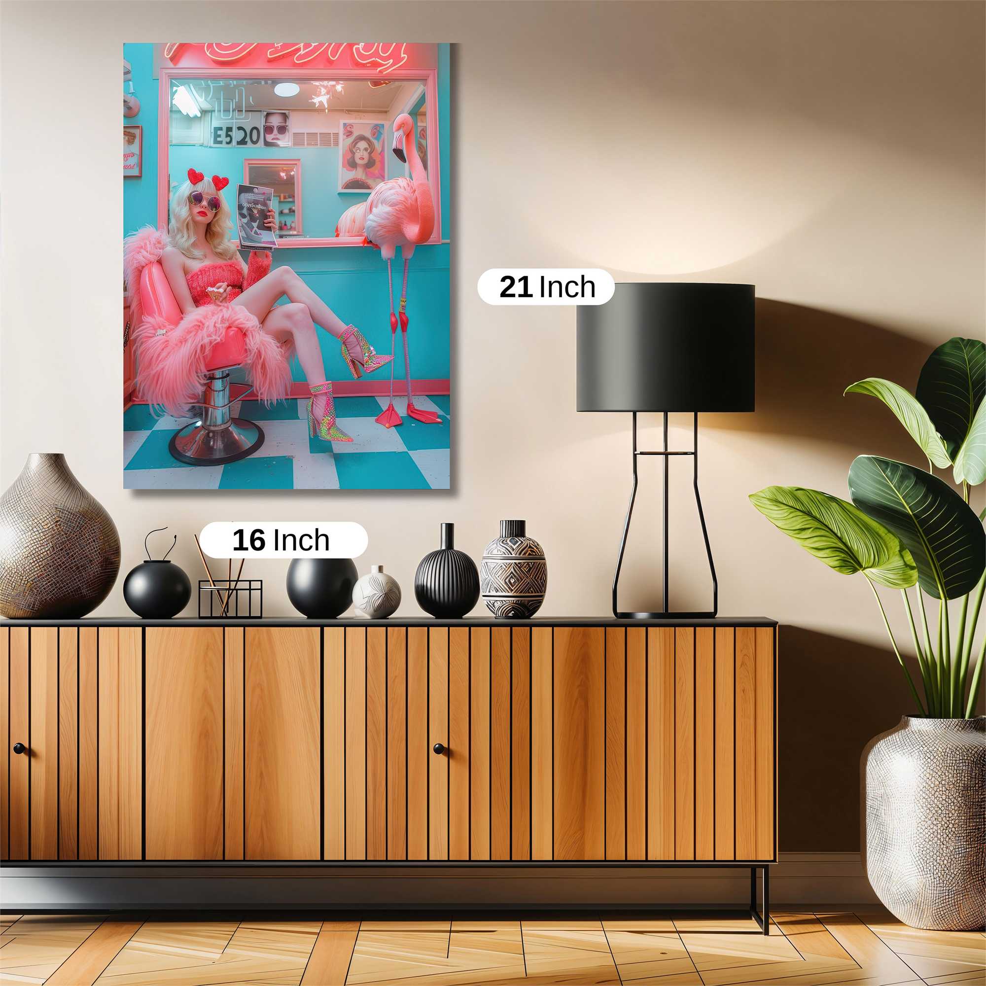 Flamingo Fabulous Safe Wall Magnetic / M