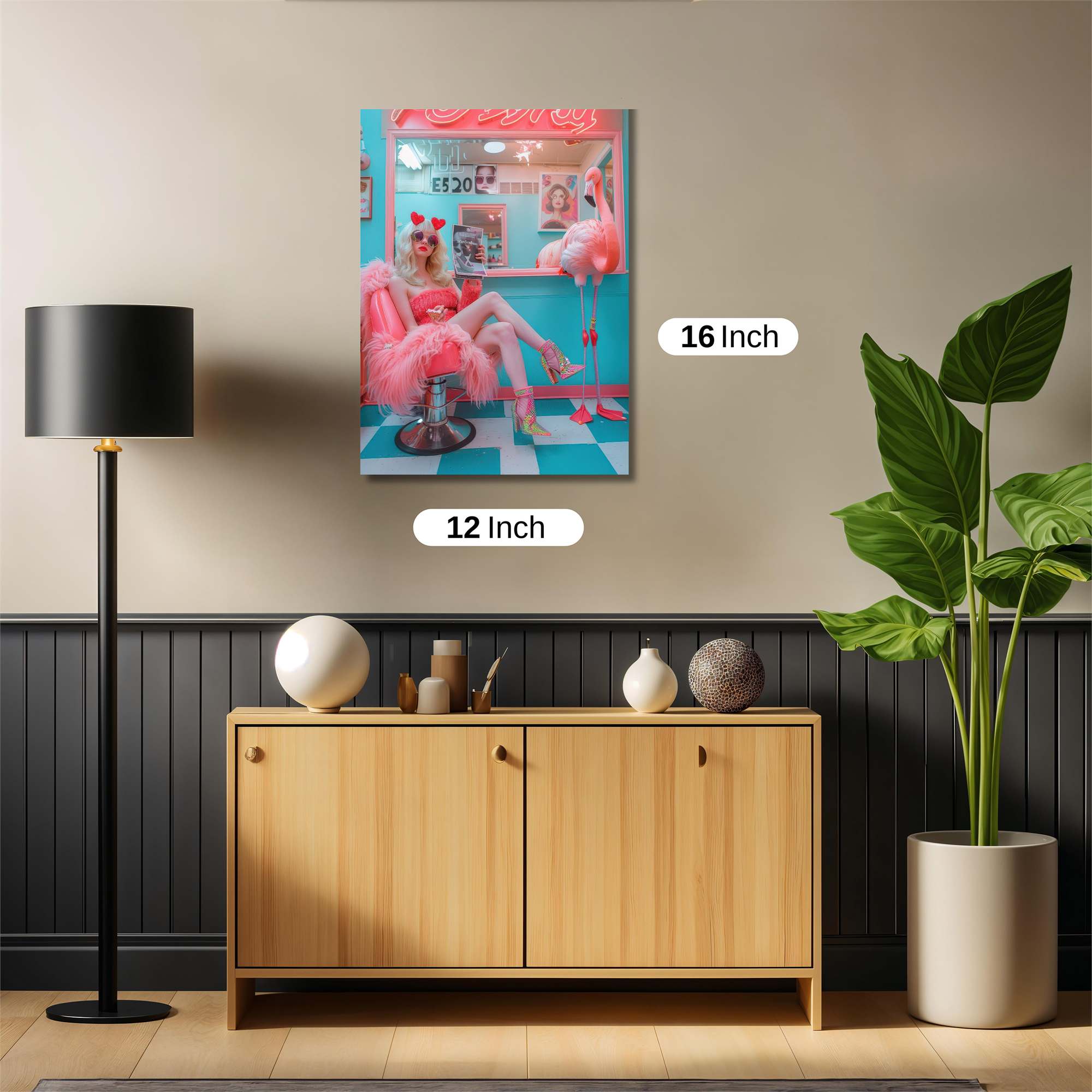 Flamingo Fabulous Safe Wall Magnetic / M
