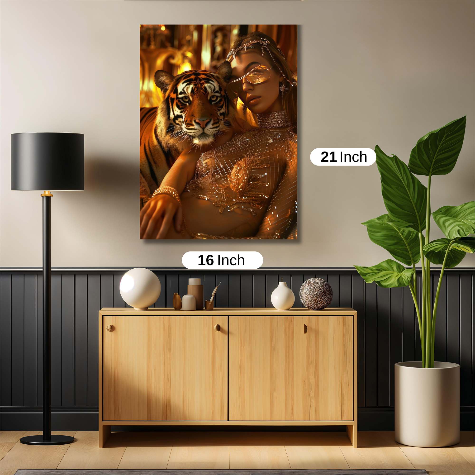 Tiger Majesty Safe Wall Magnetic / M