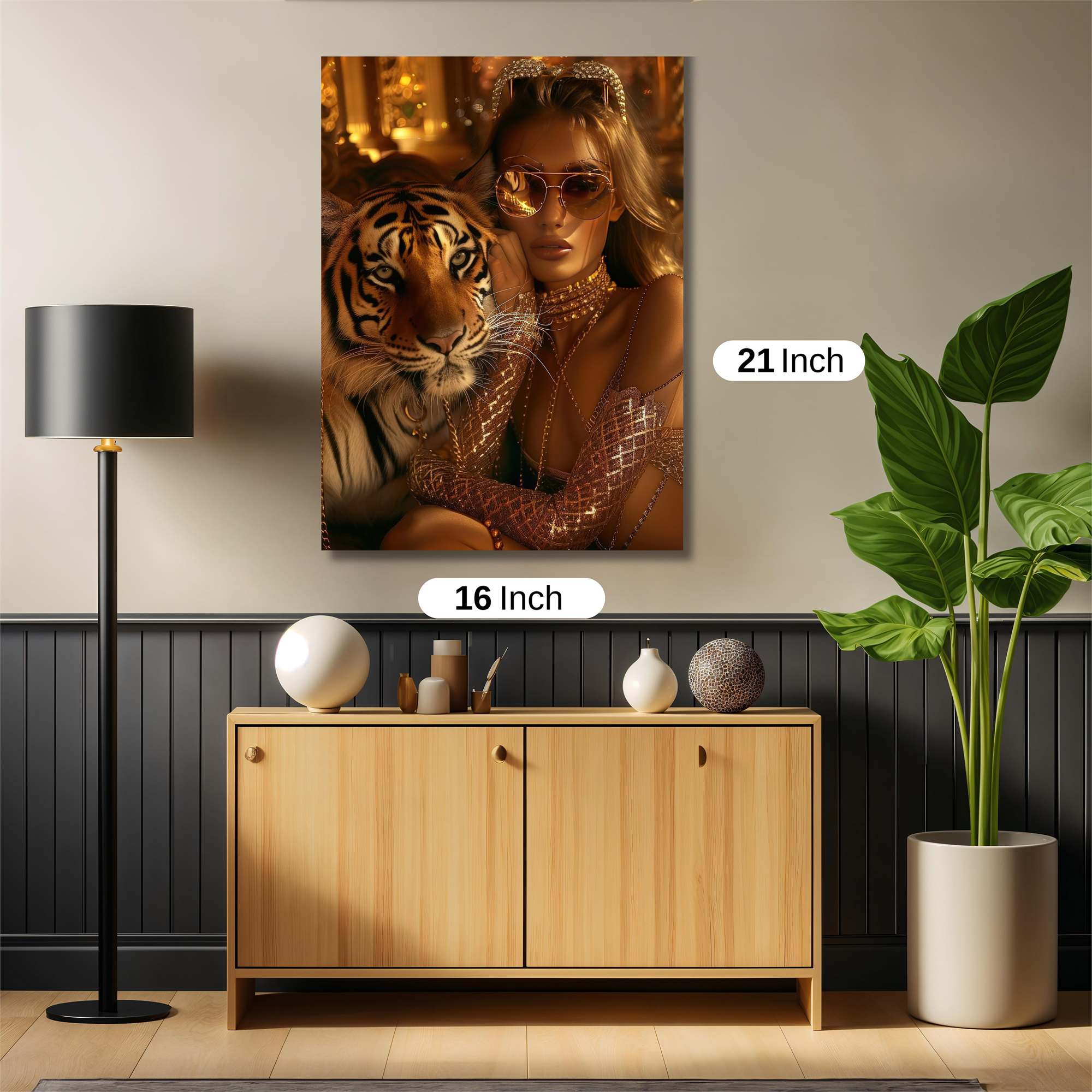 Tiger Majesty Safe Wall Magnetic / M