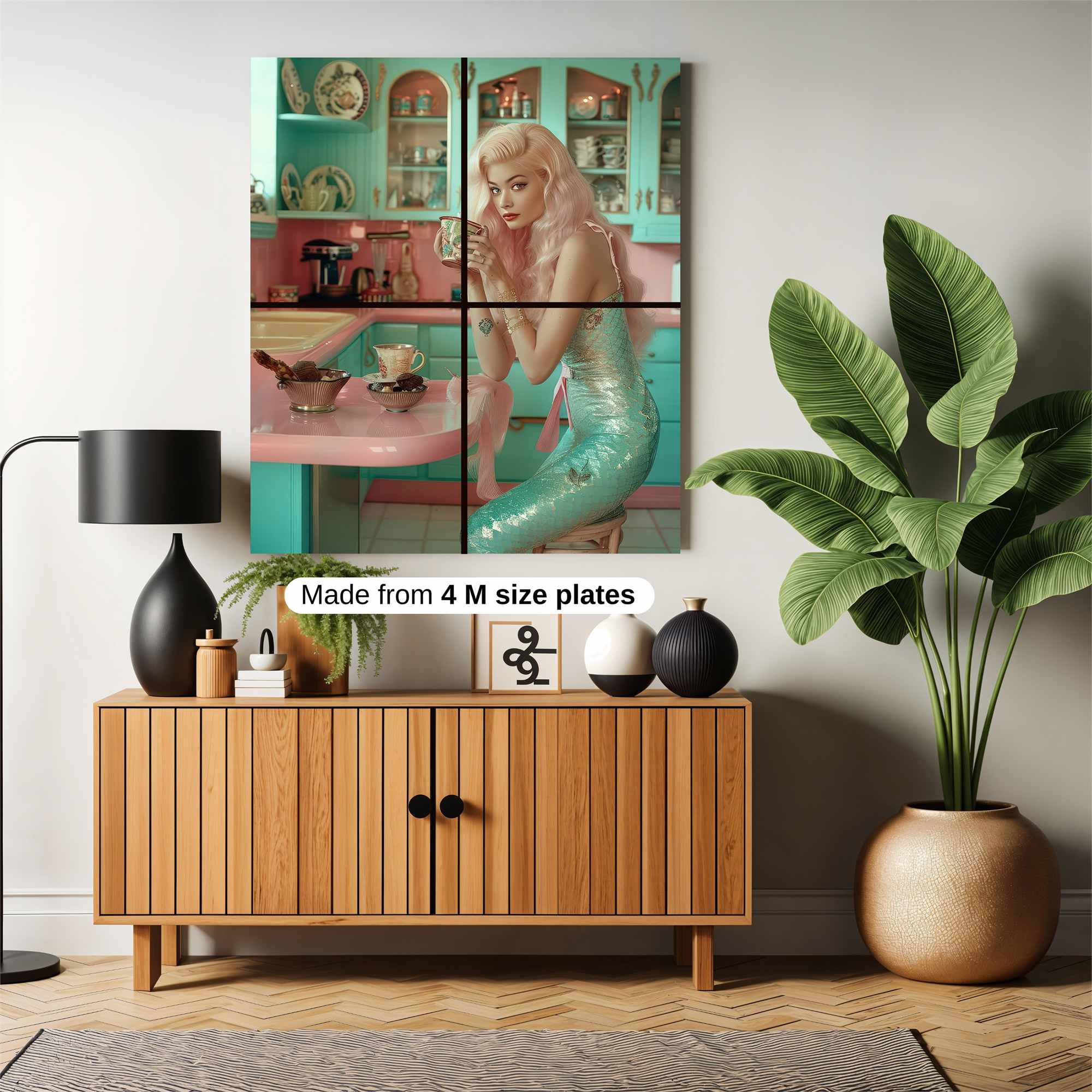 Mermaid Dream Safe Wall Magnetic / M
