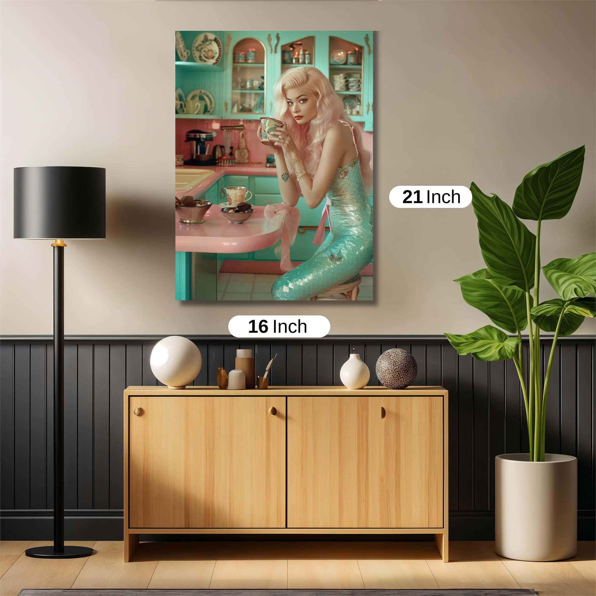 Mermaid Dream Safe Wall Magnetic / M