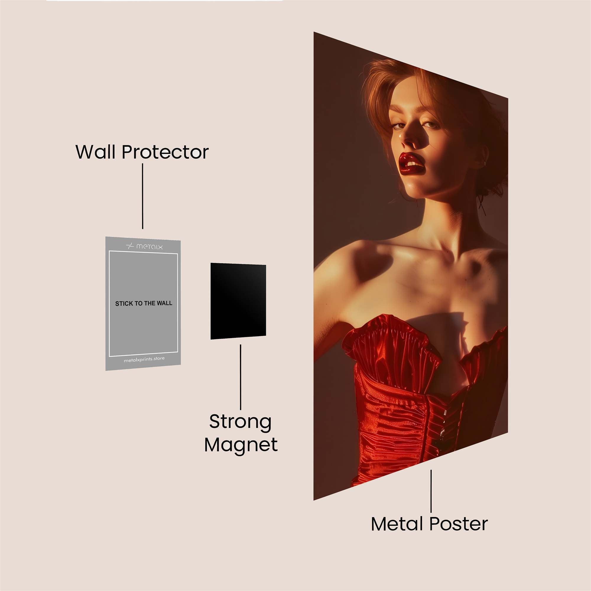 Siren Seductive Safe Wall Magnetic / M