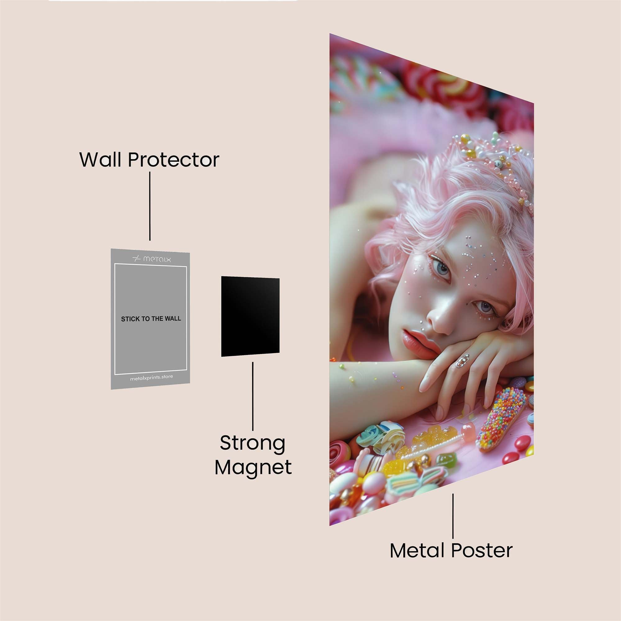 Candy Dream Safe Wall Magnetic / M