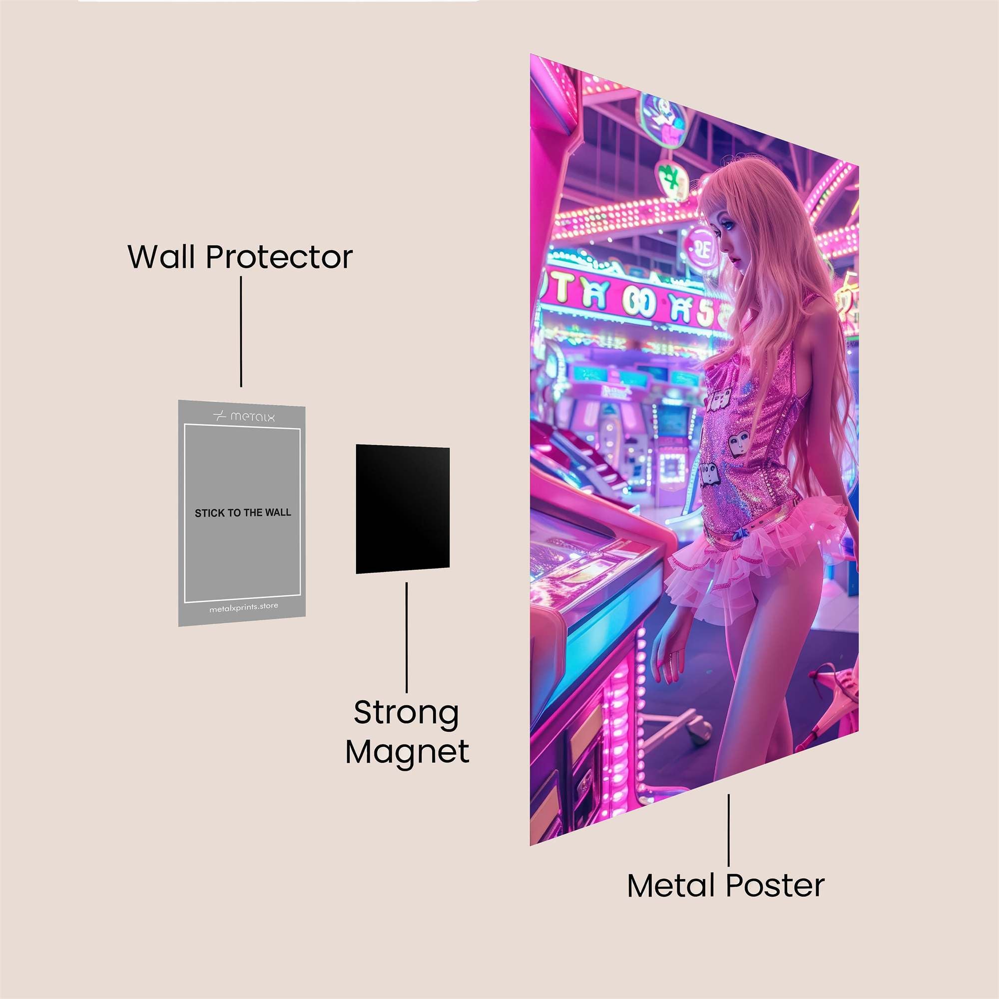 Arcade Enchantment Safe Wall Magnetic / M