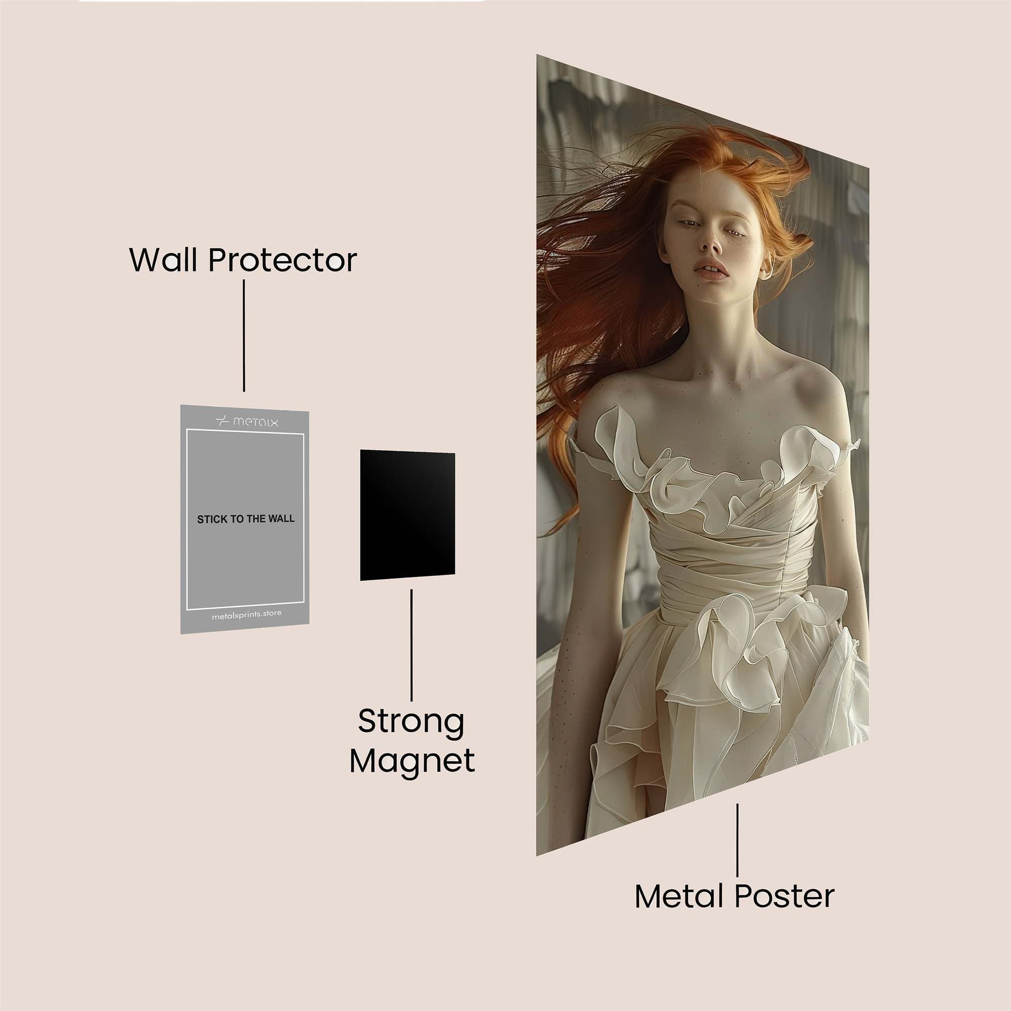 Fiery Serenity Safe Wall Magnetic / M