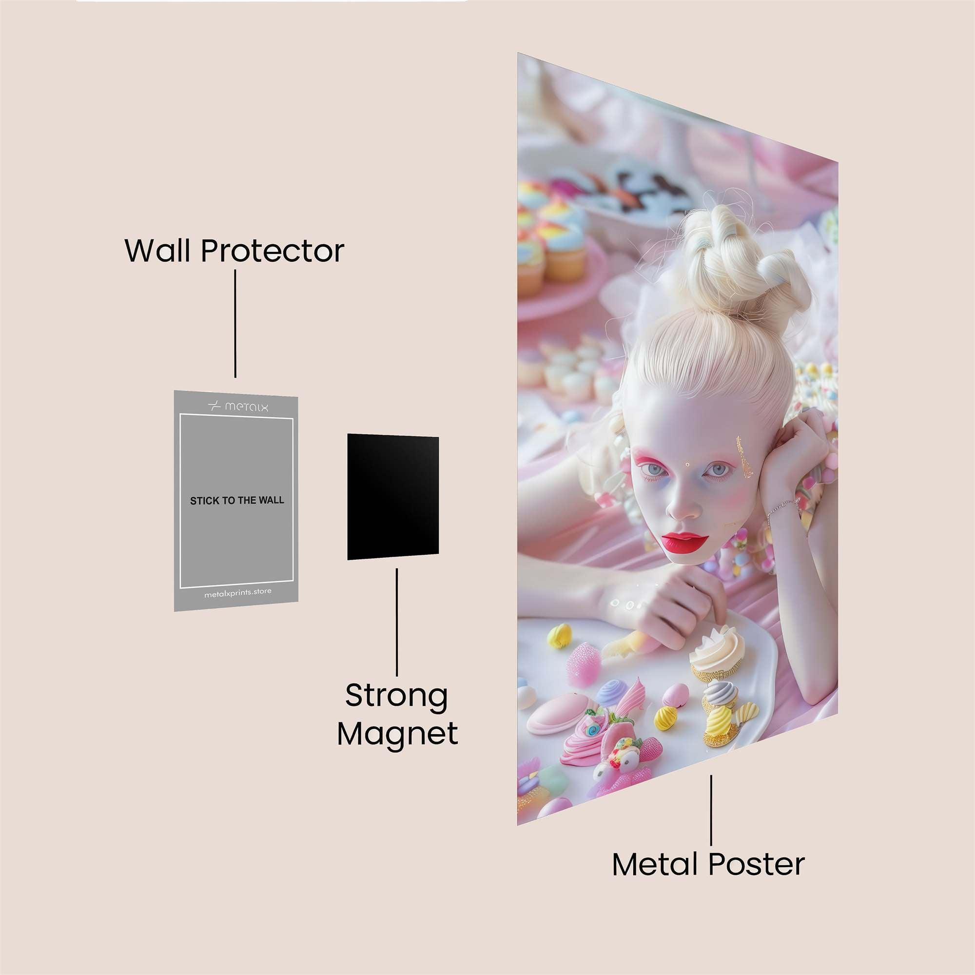 Candy Whimsy Safe Wall Magnetic / M