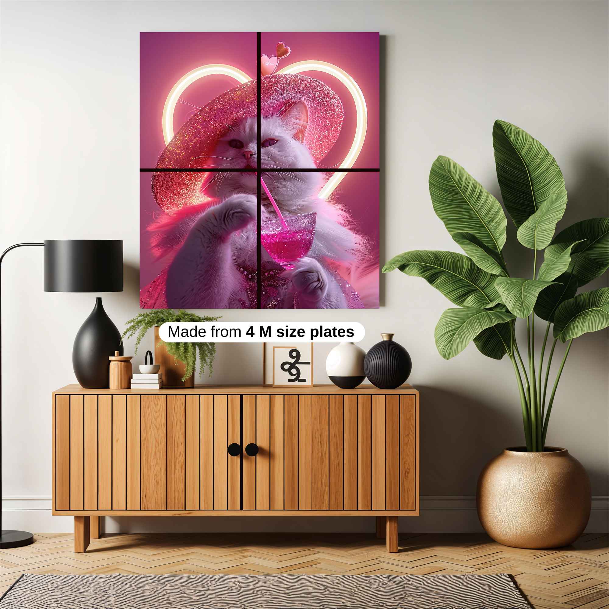 Cat Glamour Safe Wall Magnetic / M