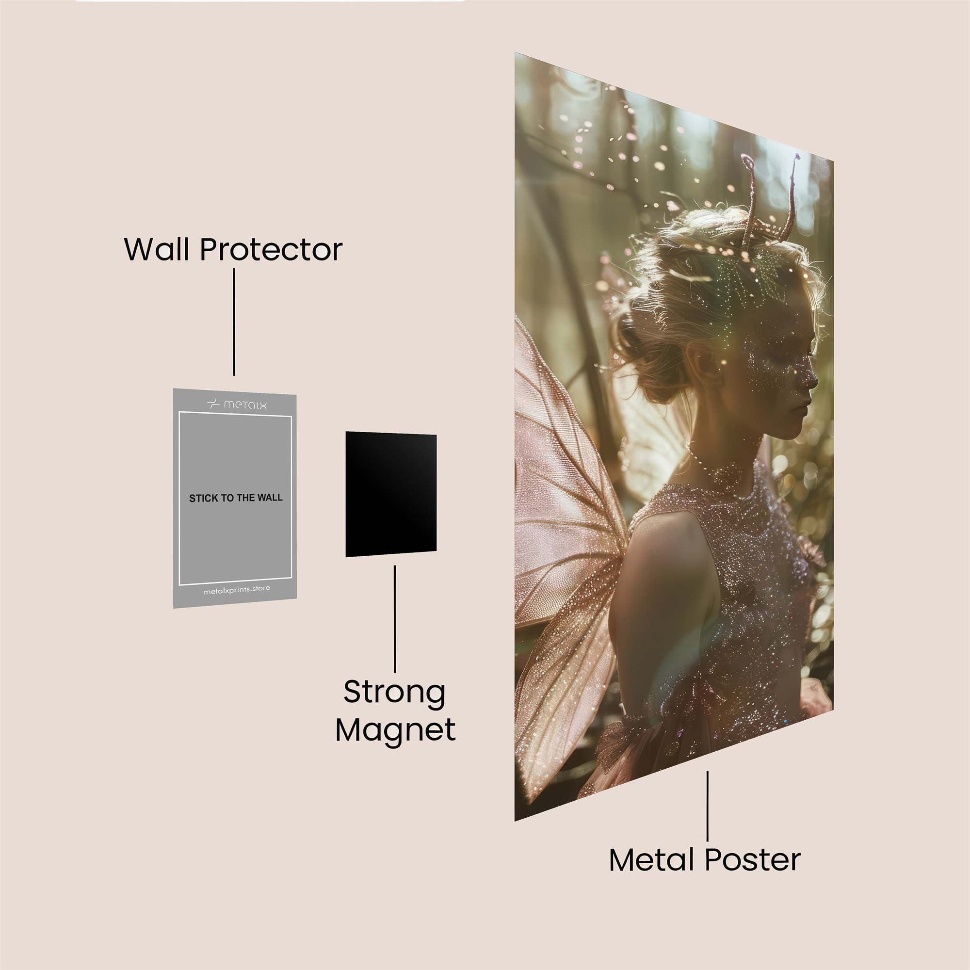 Fairy Enchanting Safe Wall Magnetic / M