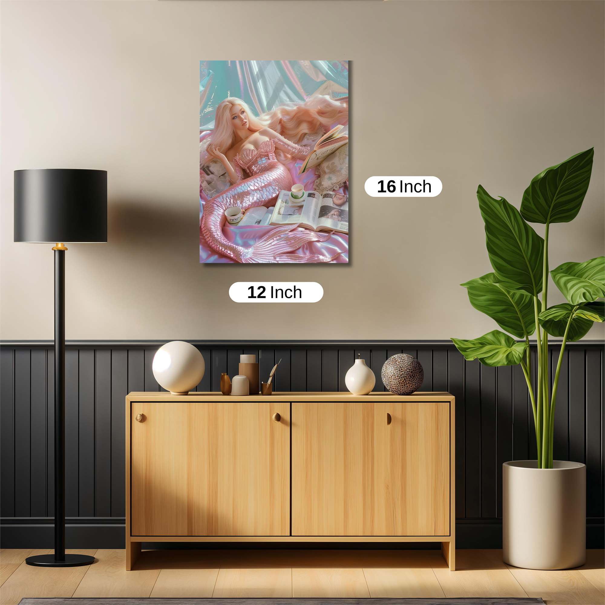 Mermaid Dream Safe Wall Magnetic / M