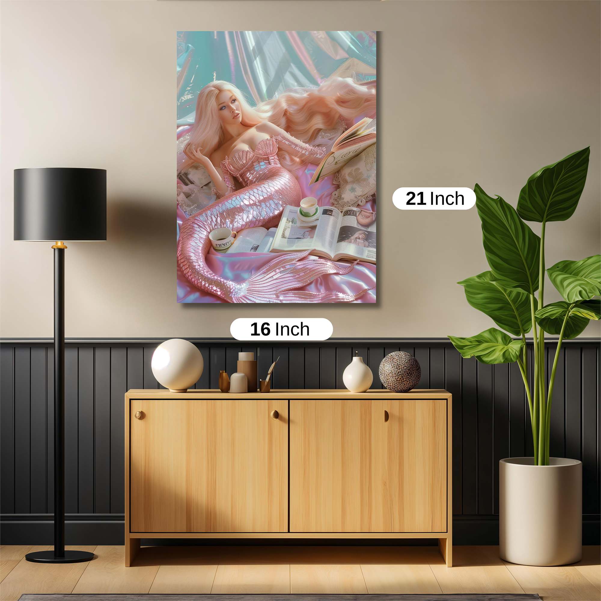 Mermaid Dream Safe Wall Magnetic / M
