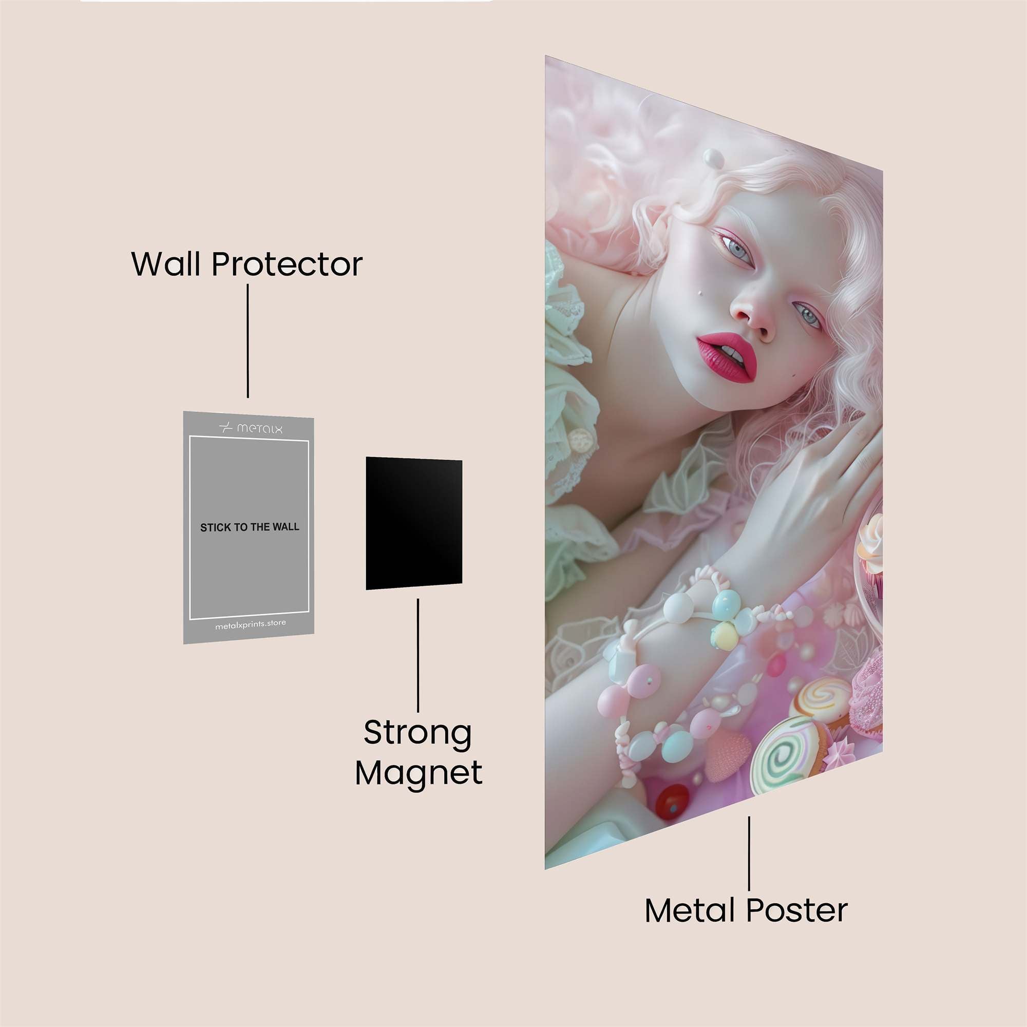 Candy Dream Safe Wall Magnetic / M