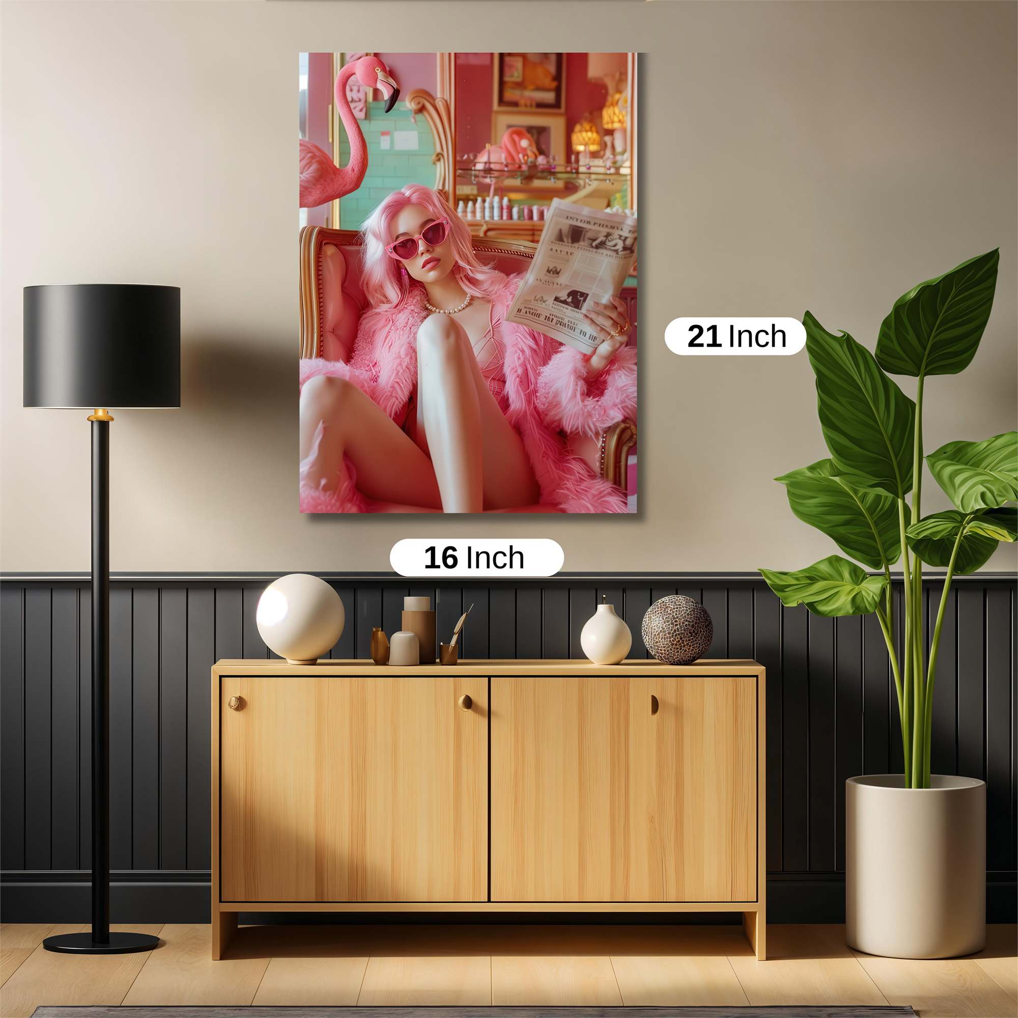 Flamingo Fabulous Safe Wall Magnetic / M