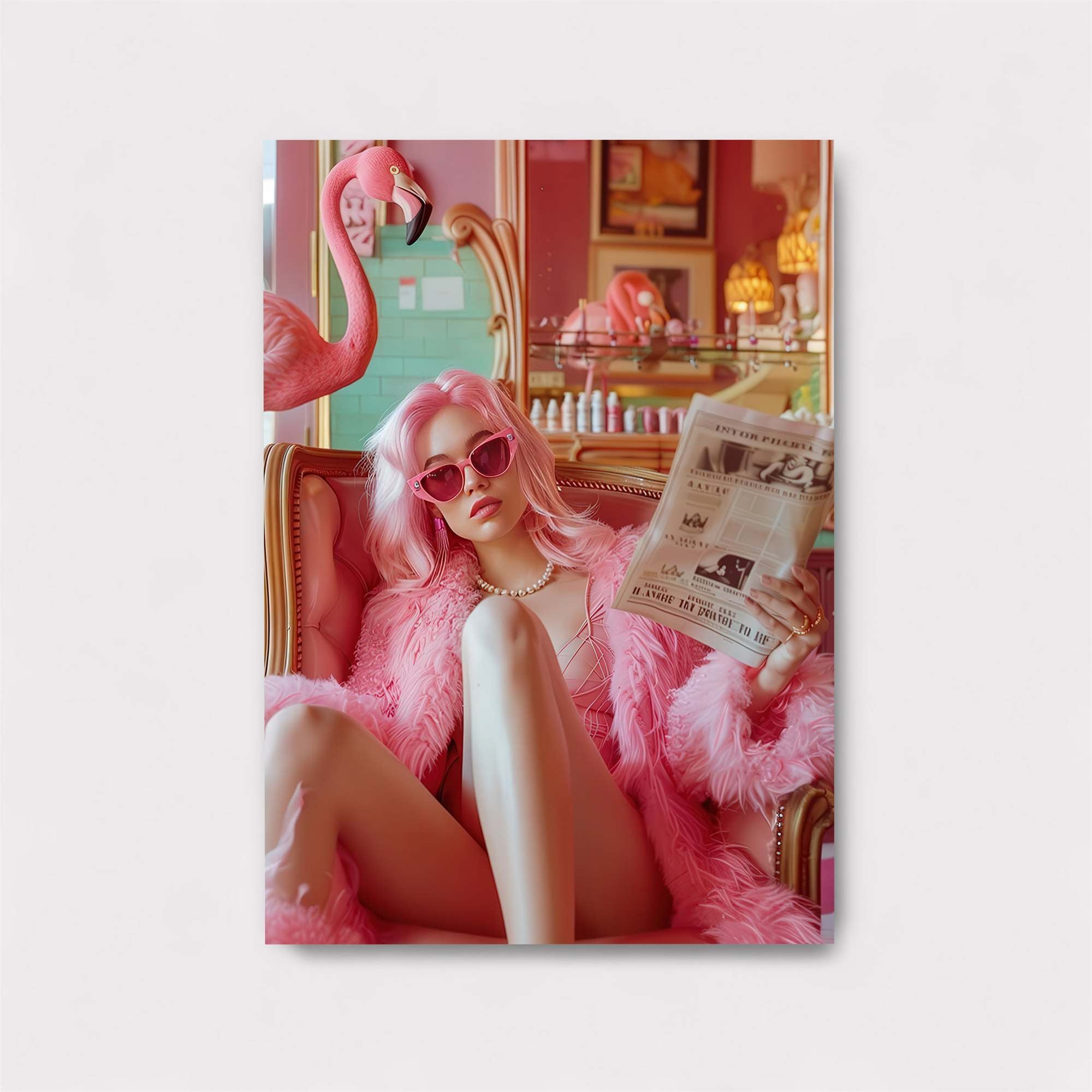 Flamingo Fabulous Safe Wall Magnetic / M