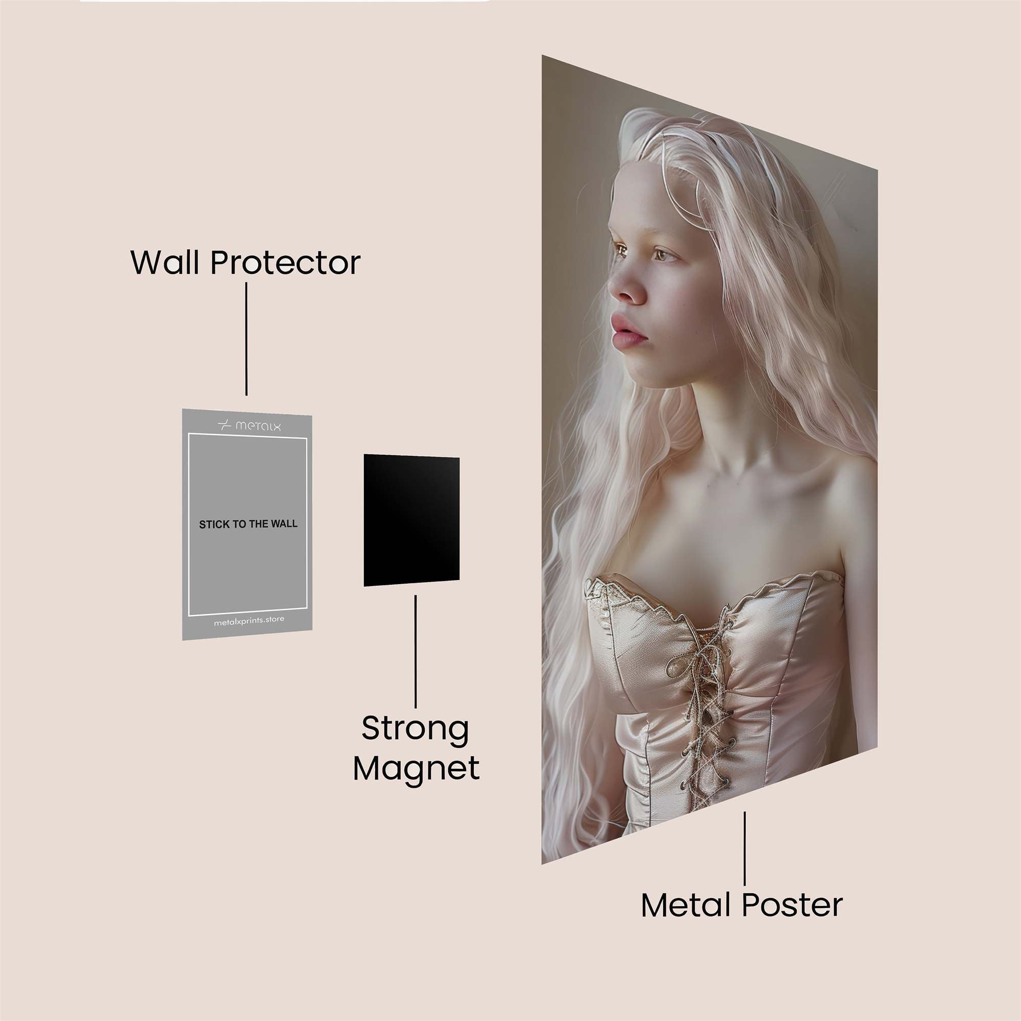 Mystic Elegance Safe Wall Magnetic / M
