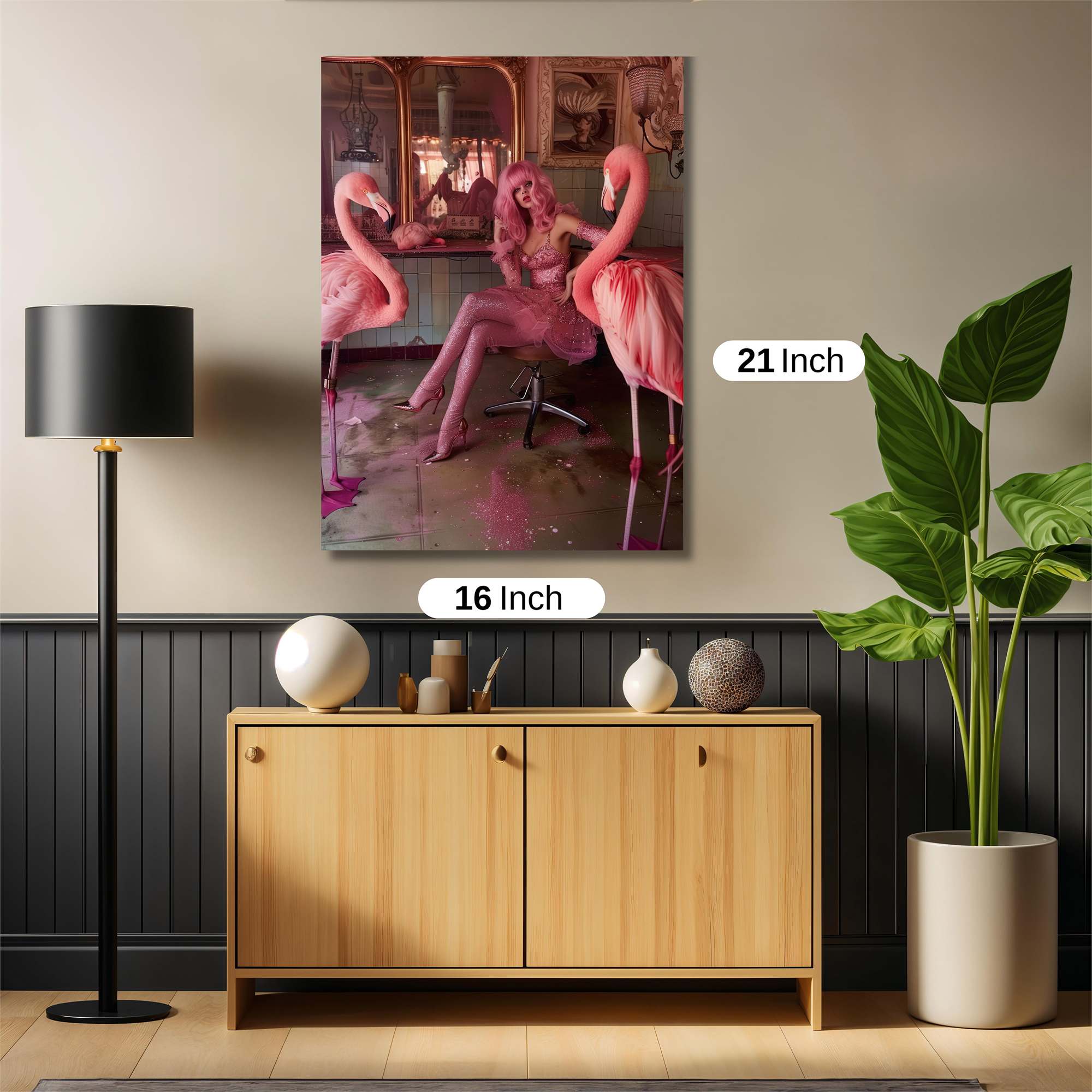 Flamingo Fantasy Safe Wall Magnetic / M