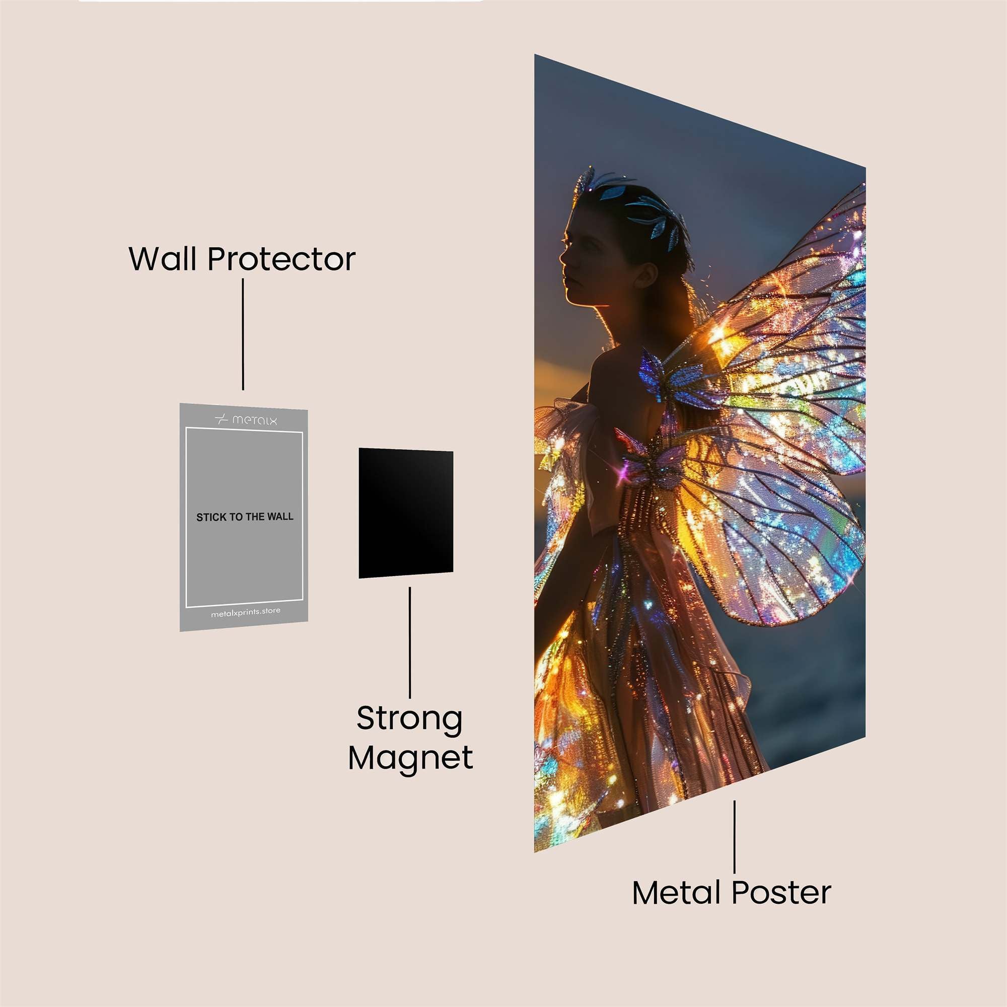 Fairy Radiance Safe Wall Magnetic / M