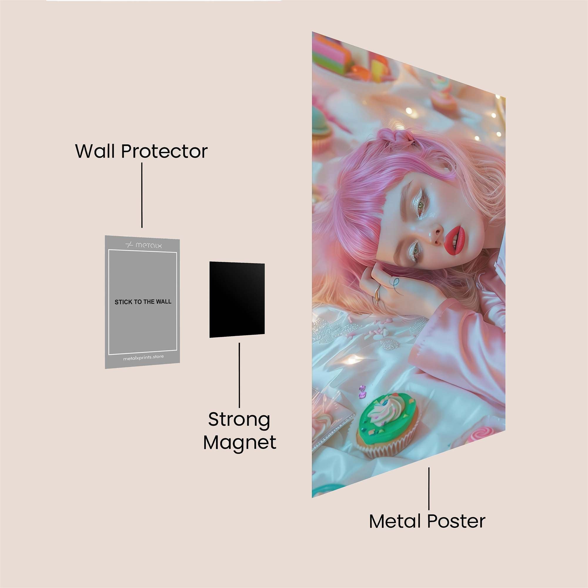 Candy Dream Safe Wall Magnetic / M