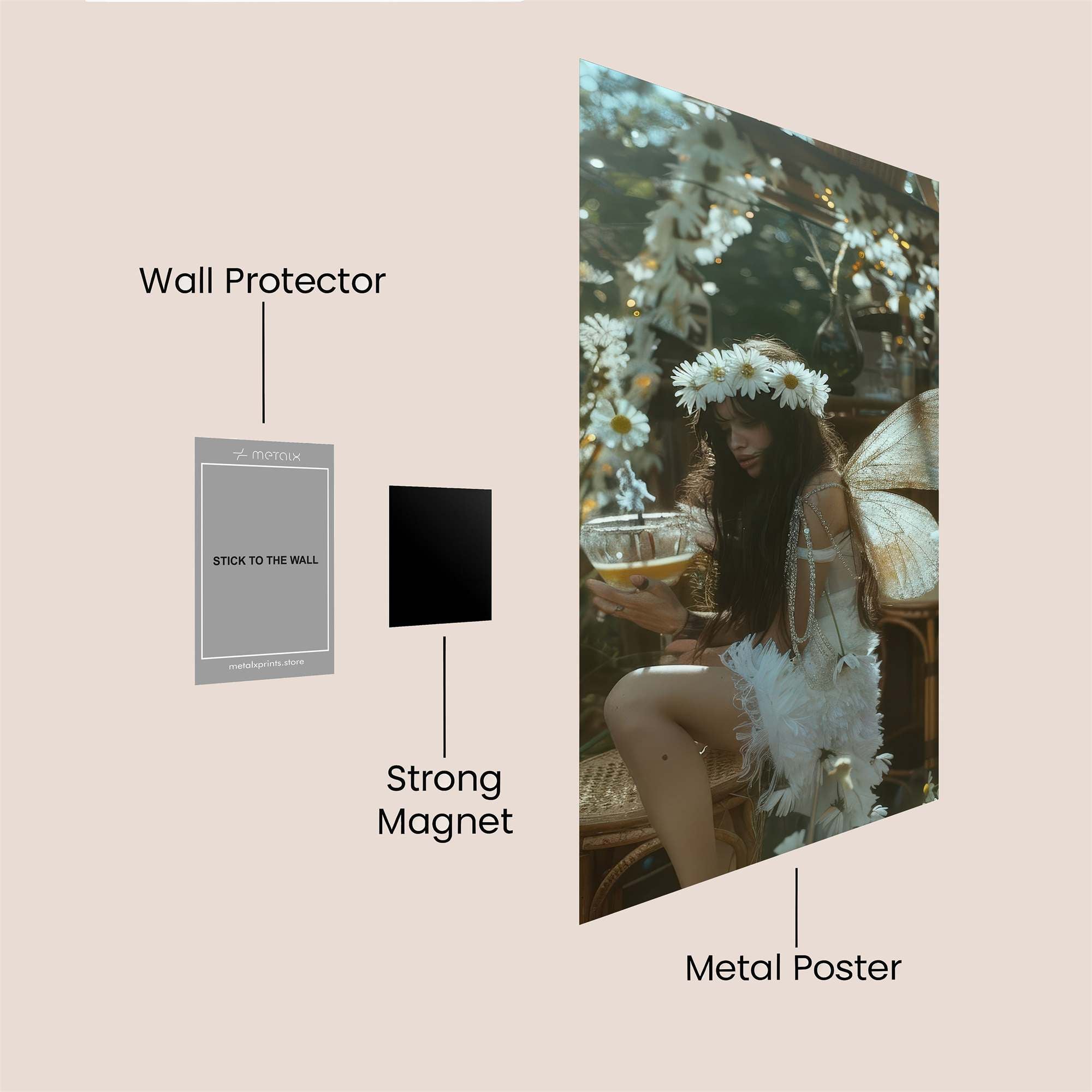 Fairy Enchantment Safe Wall Magnetic / M