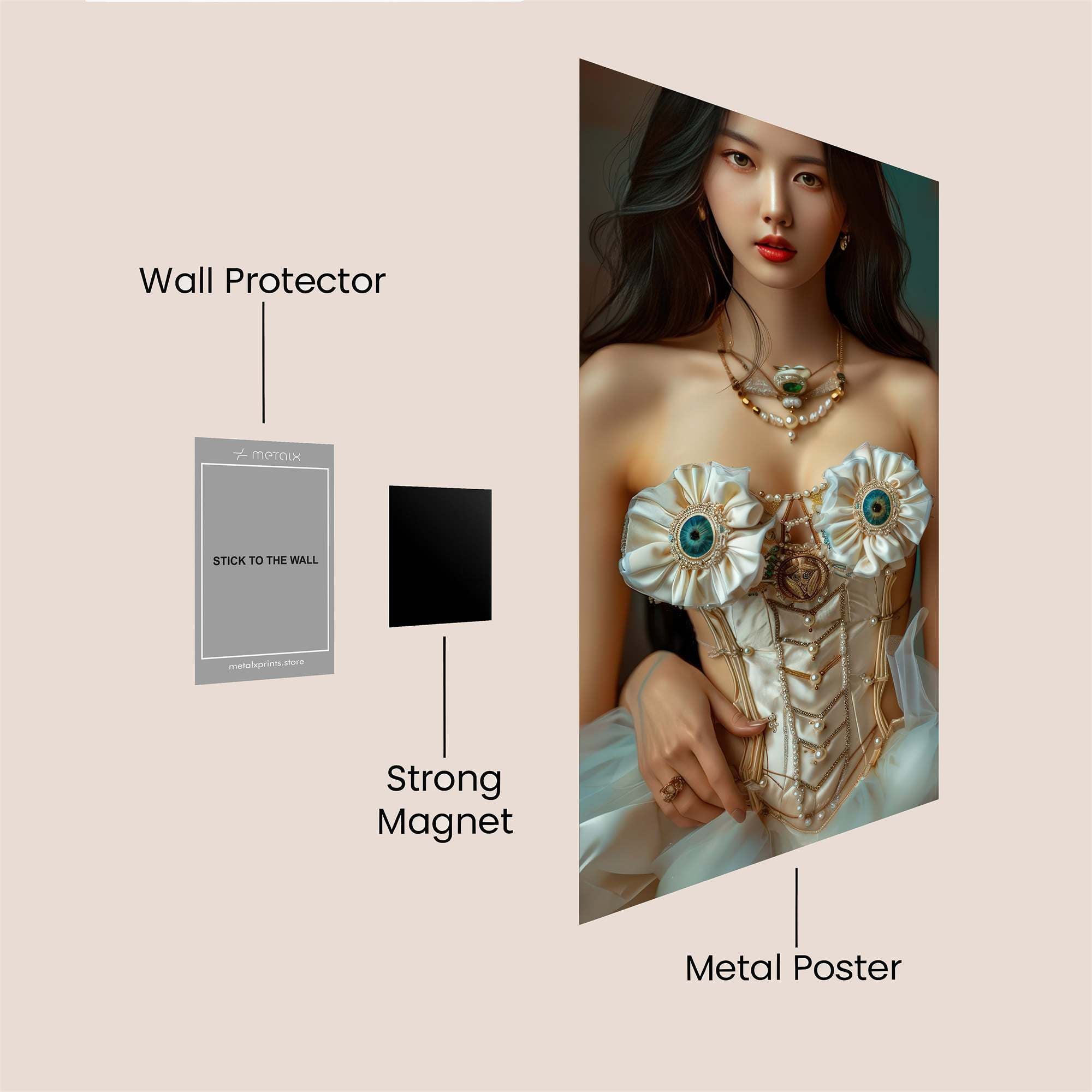 Mystique Elegance Safe Wall Magnetic / M