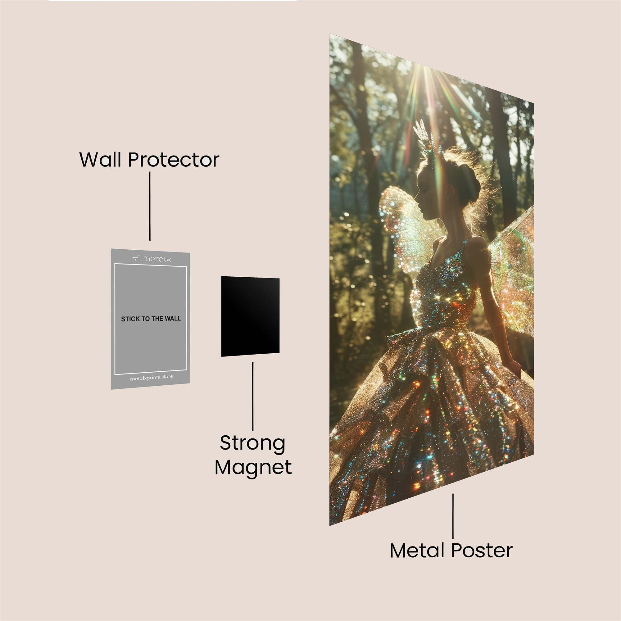 Fairy Enchantment Safe Wall Magnetic / M