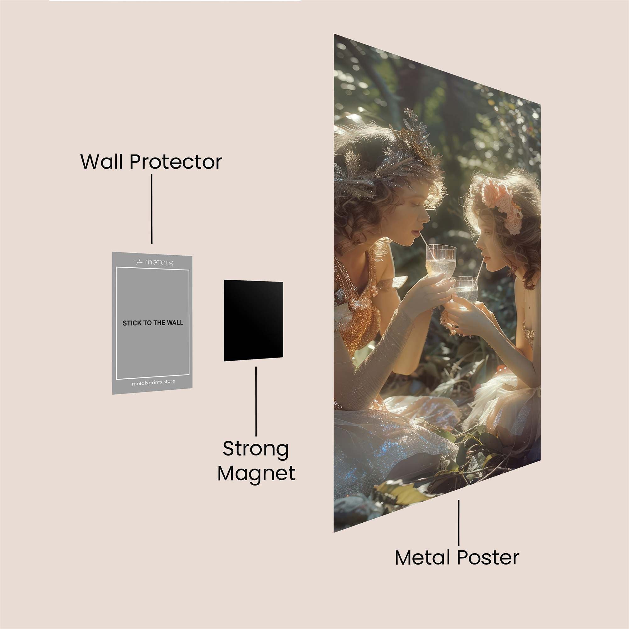 Fairy Whimsy Safe Wall Magnetic / M