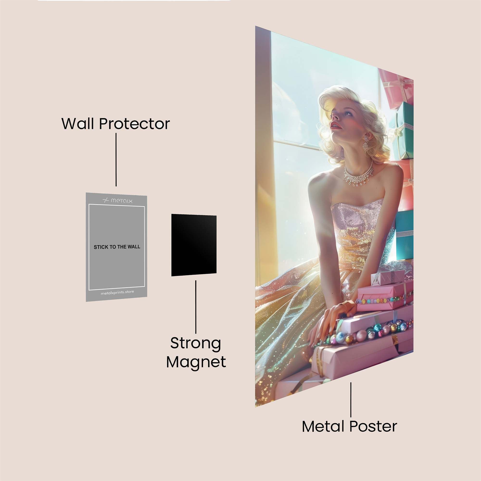 Marilyn Dreamy Safe Wall Magnetic / M