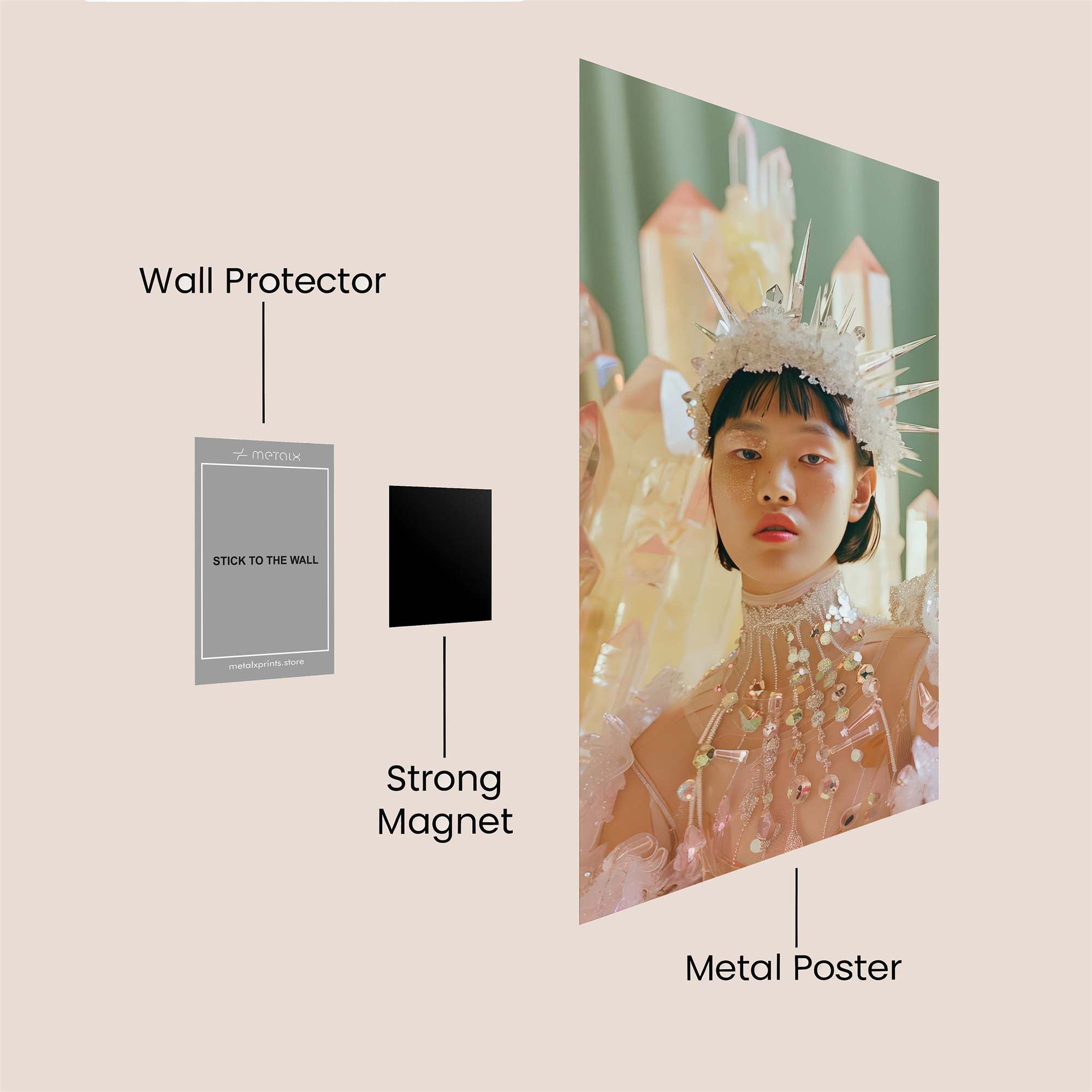 Crystal Majesty Safe Wall Magnetic / M