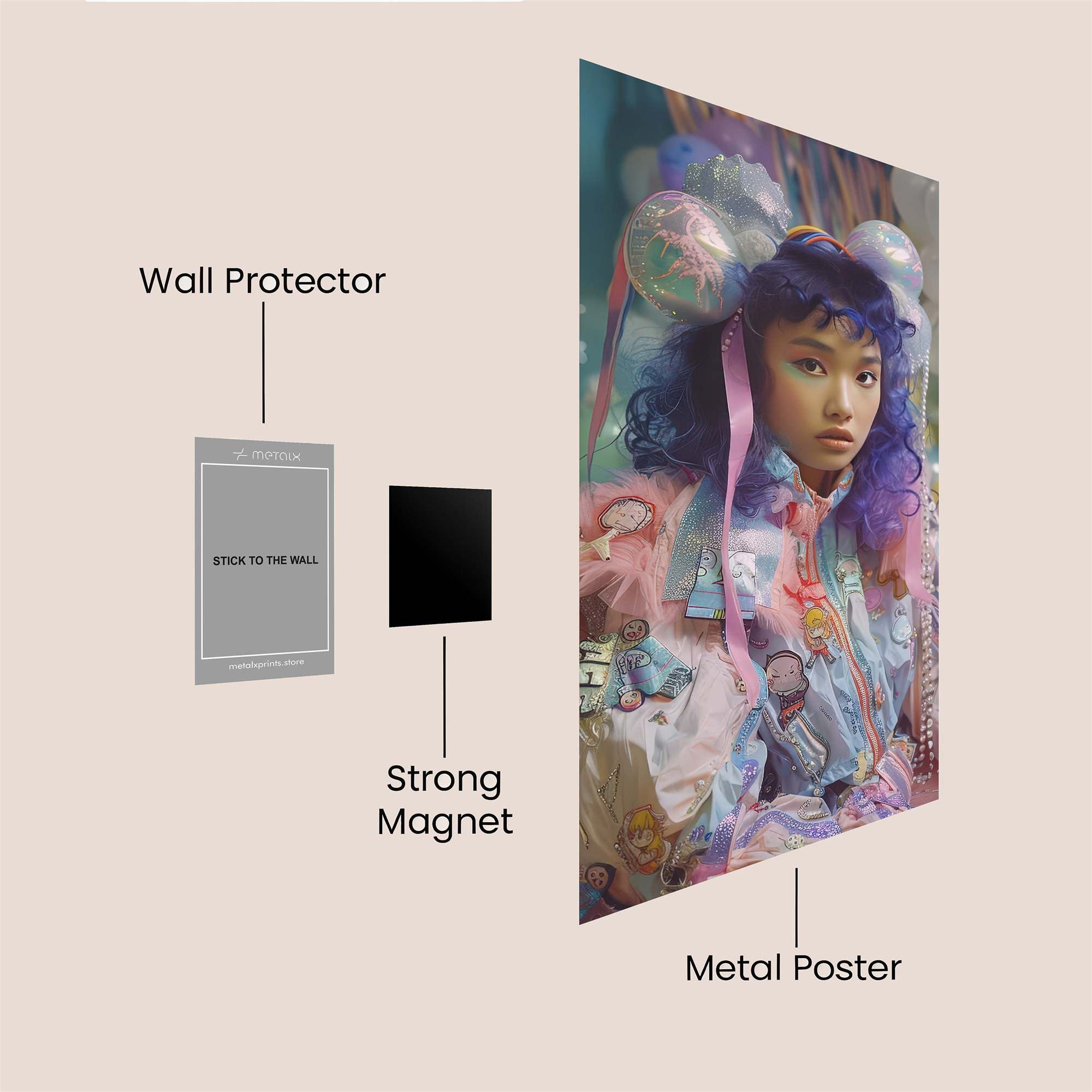 Fantasy Whimsy Safe Wall Magnetic / M