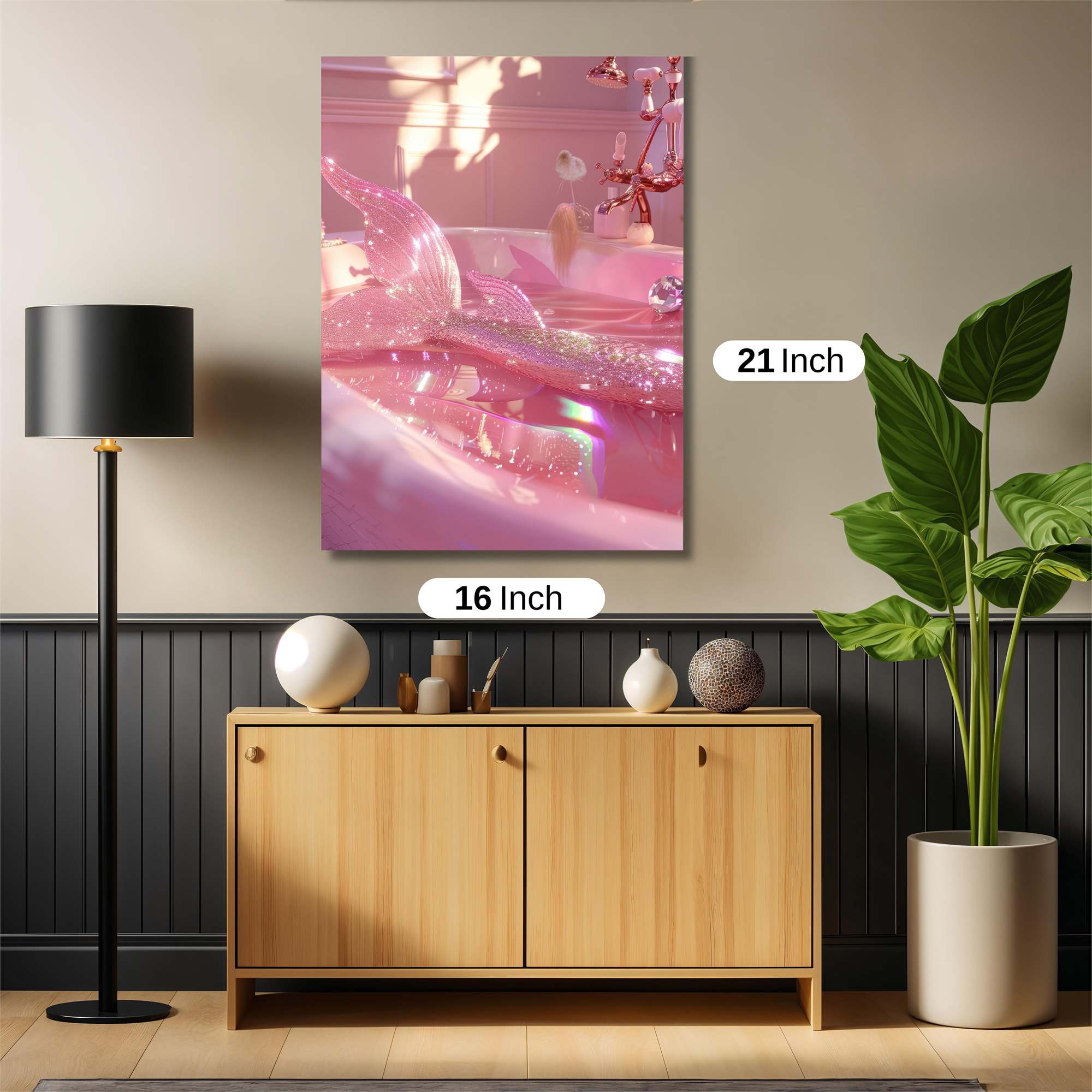 Mermaid Serenity Safe Wall Magnetic / M