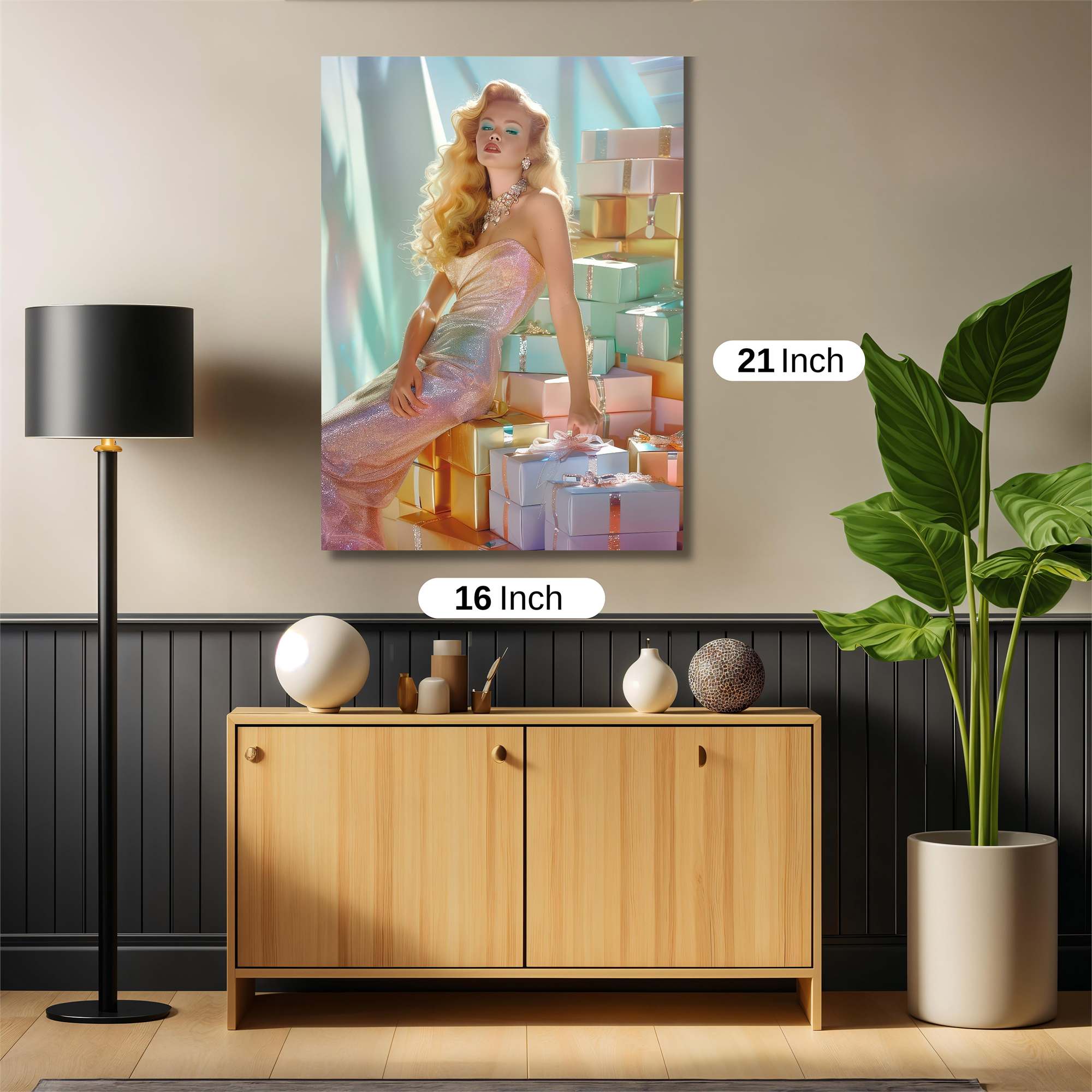 Gift Glamour Safe Wall Magnetic / M